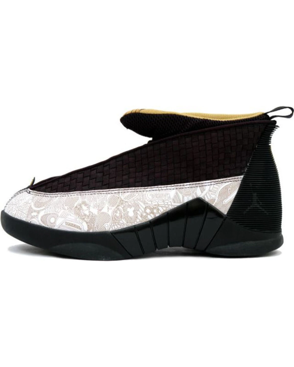 Jordan Air Jordan 15 Retro мужские кроссовки противоскользящие легкие черно-белые картинка