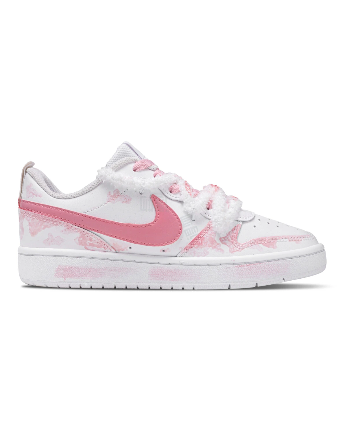 Nike Court Borough Spring Letter женские кеды розовые с цветочным принтом и анти-скольжением картинка