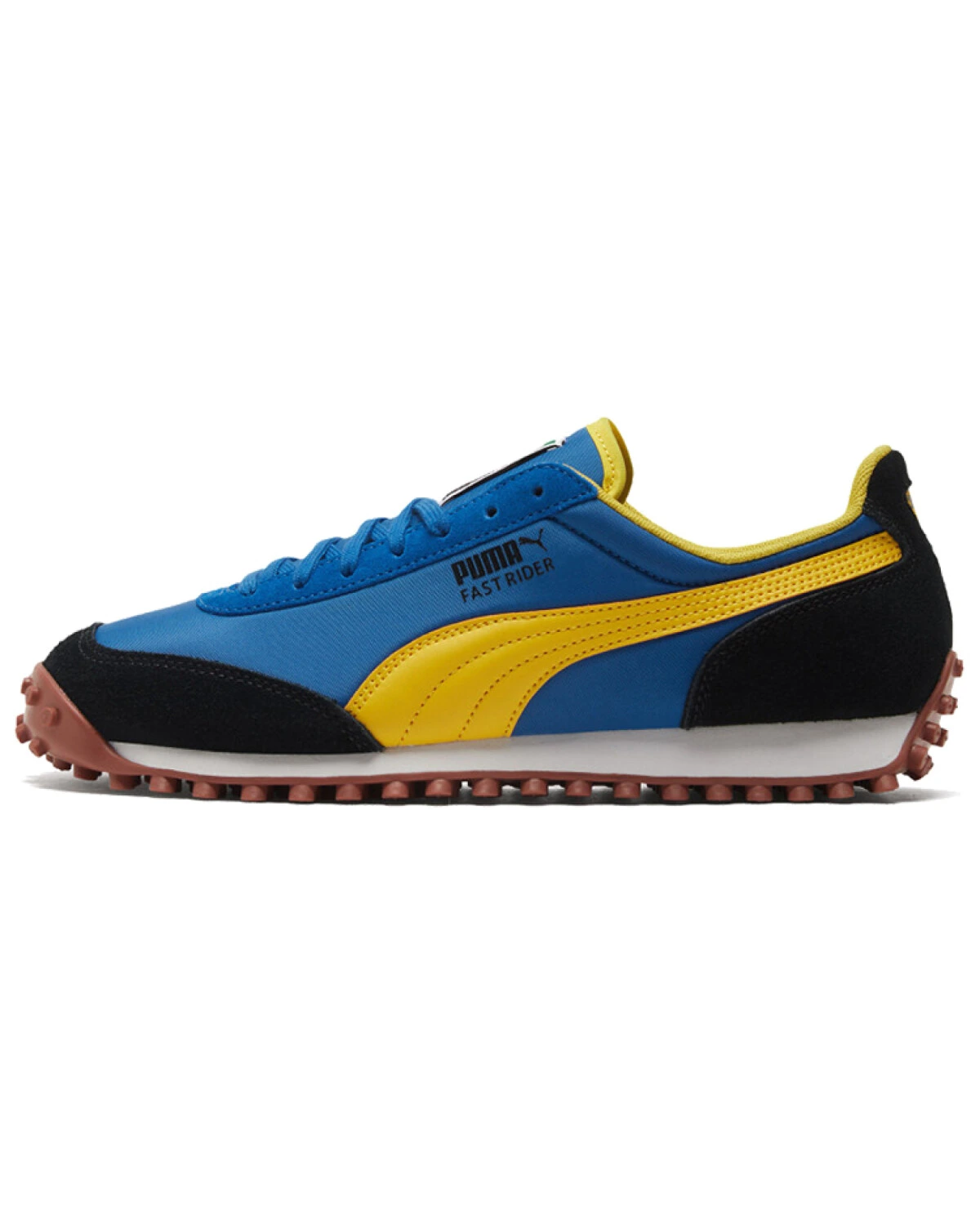 PUMA Fast Rider унисекс кроссовки с амортизацией сине-желтые картинка