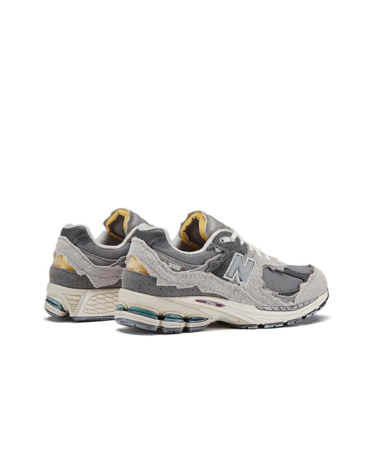 New Balance NB 2002R унисекс кроссовки серые из замши и ткани картинка