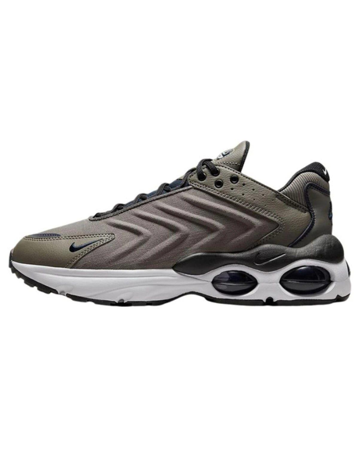 Nike Air Max TW унисекс кроссовки серо-белые с технологией Air Max картинка