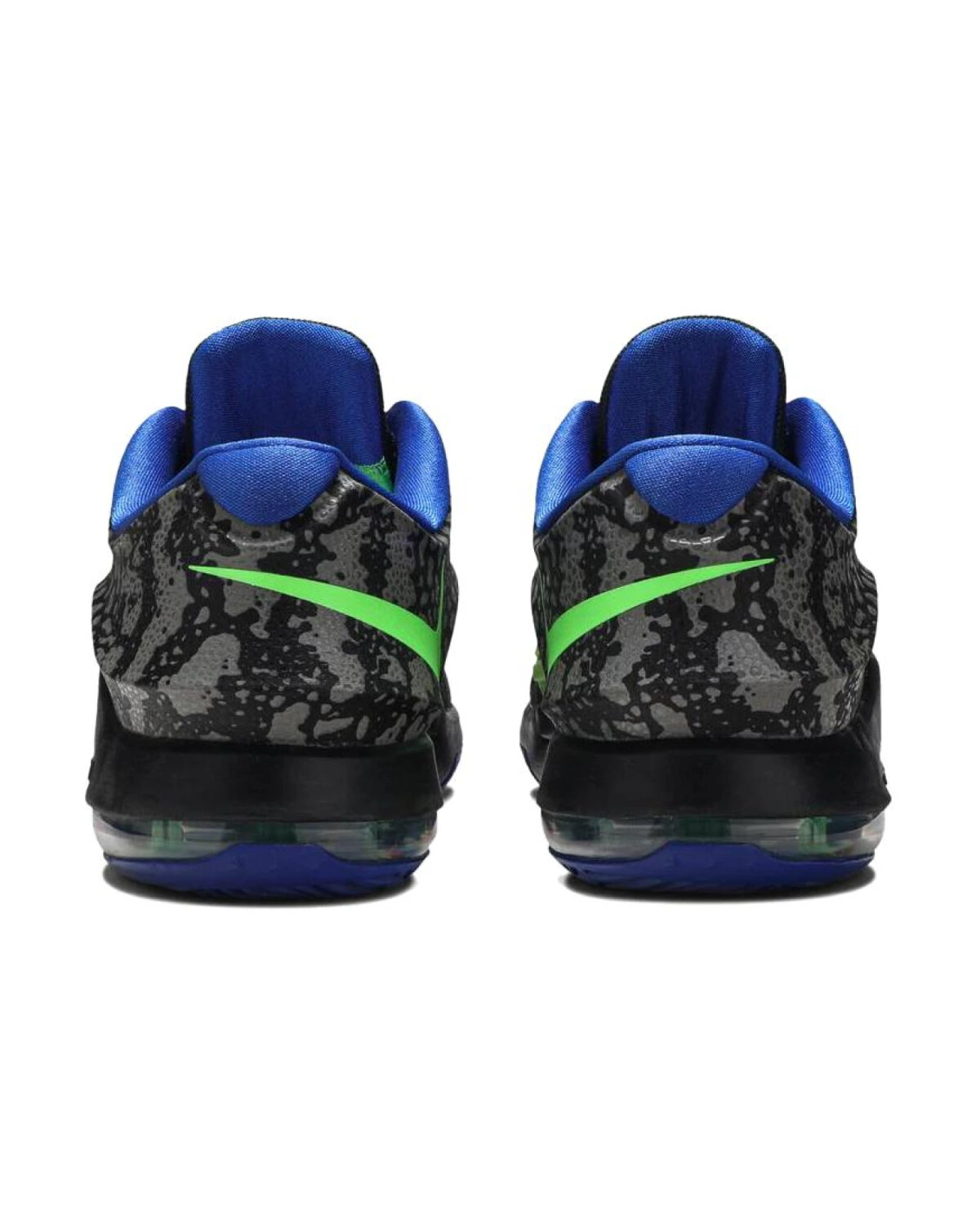 Nike KD 7 Electric Eel мужские кроссовки спортивные серо-зеленые картинка