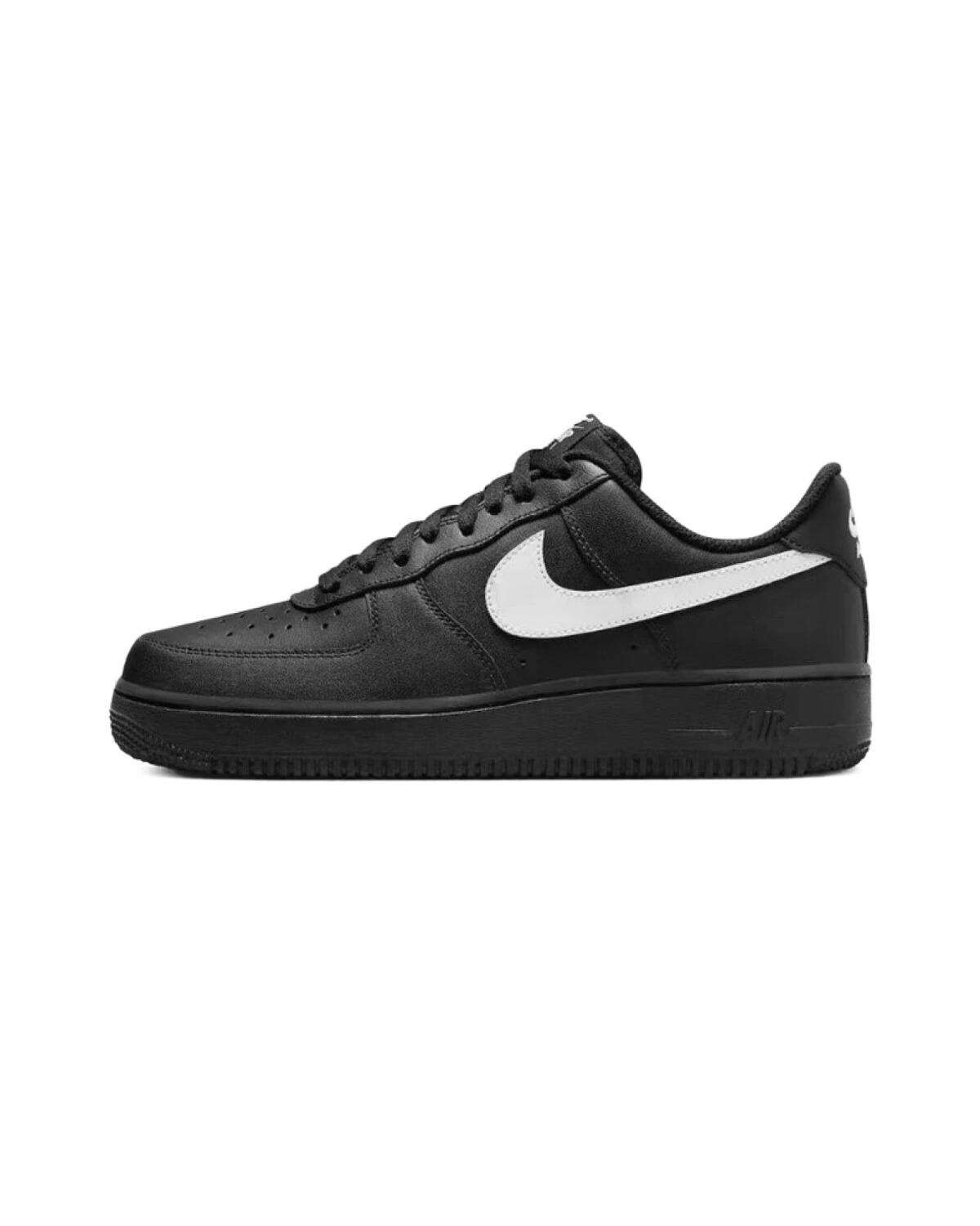 Nike Air Force 1 мужские и женские кроссовки черные повседневные картинка