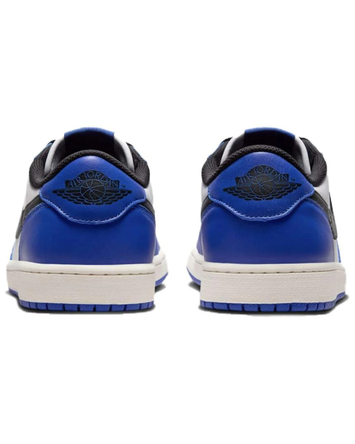 Jordan Air Jordan 1 Low Top кроссовки сине-белые с черным картинка