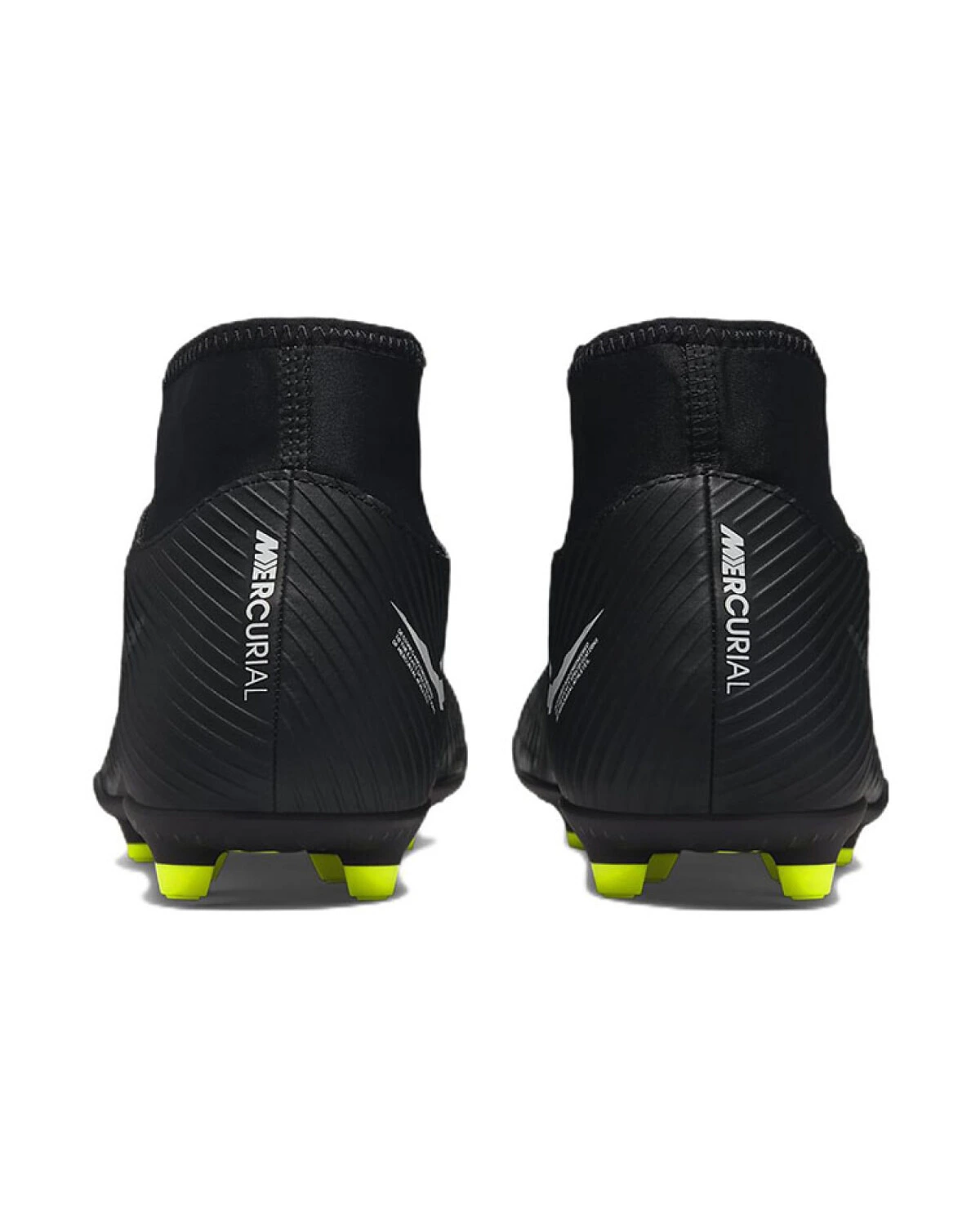 Nike Mercurial Superfly 9 мужские/женские футбольные бутсы высокие чёрные картинка