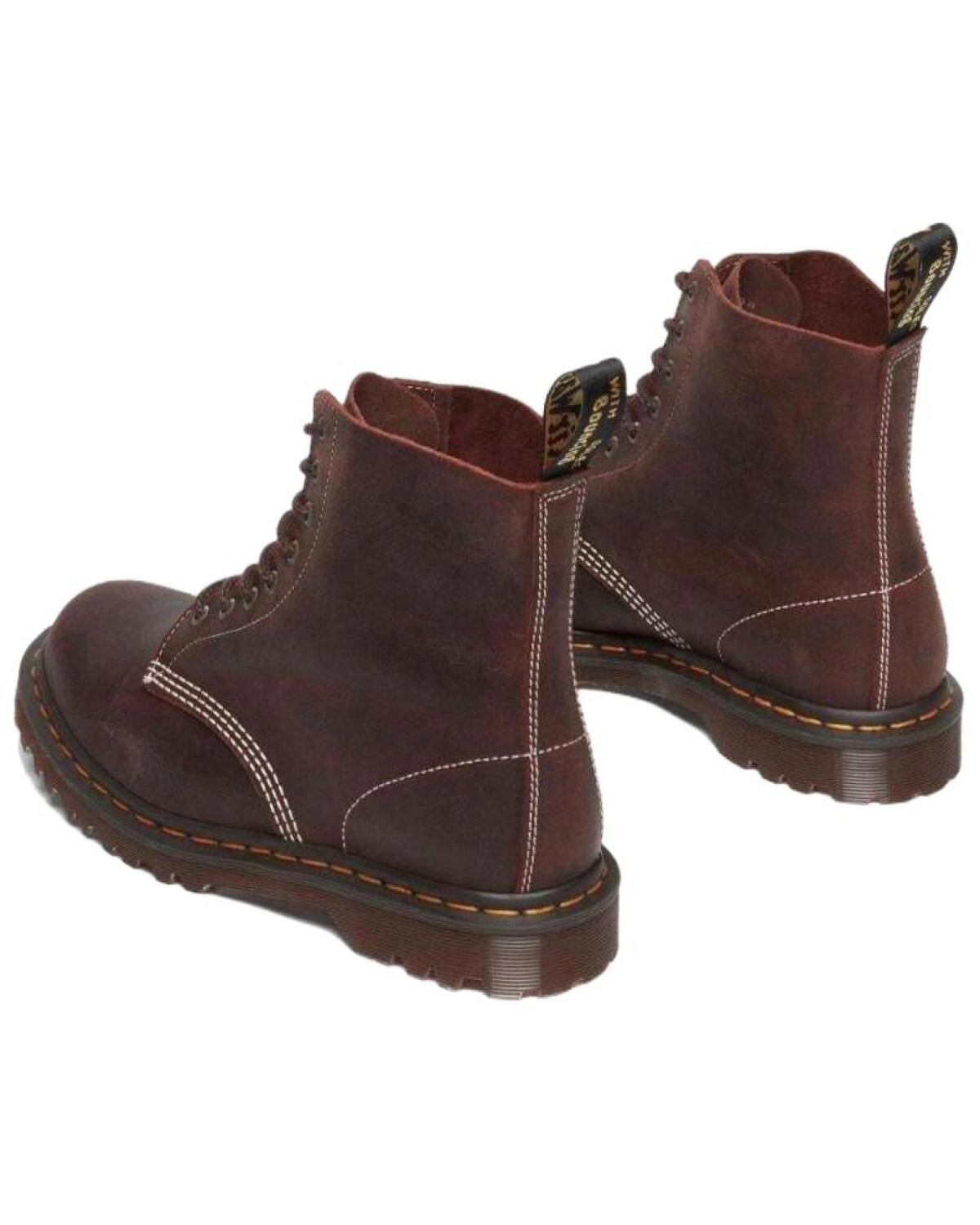 Dr. Martens 1460 унисекс ботинки из натуральной кожи коричневые зимние картинка