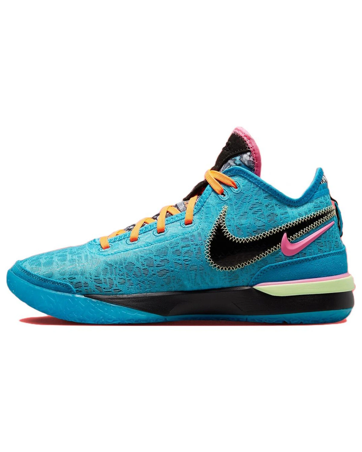 Nike LeBron NXXT Gen унисекс баскетбольные кроссовки сине-оранжевые картинка