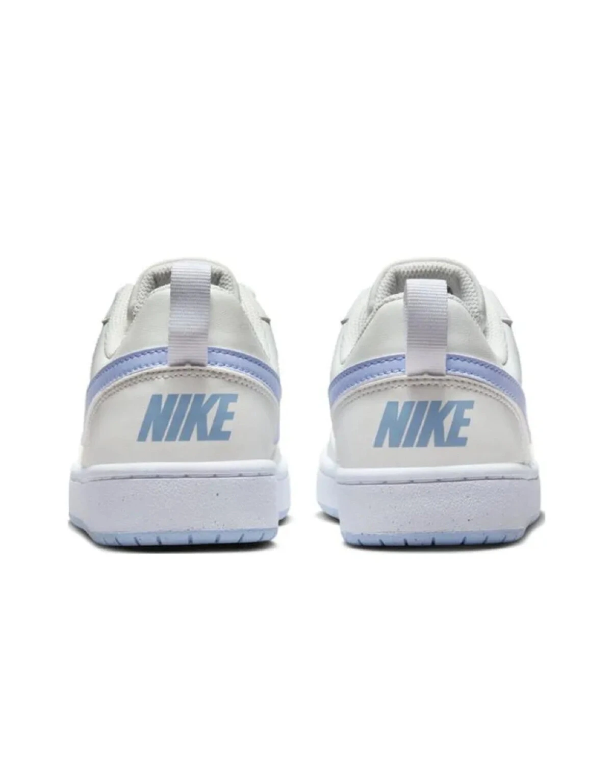 Nike Court Borough детские кеды сине-белые картинка