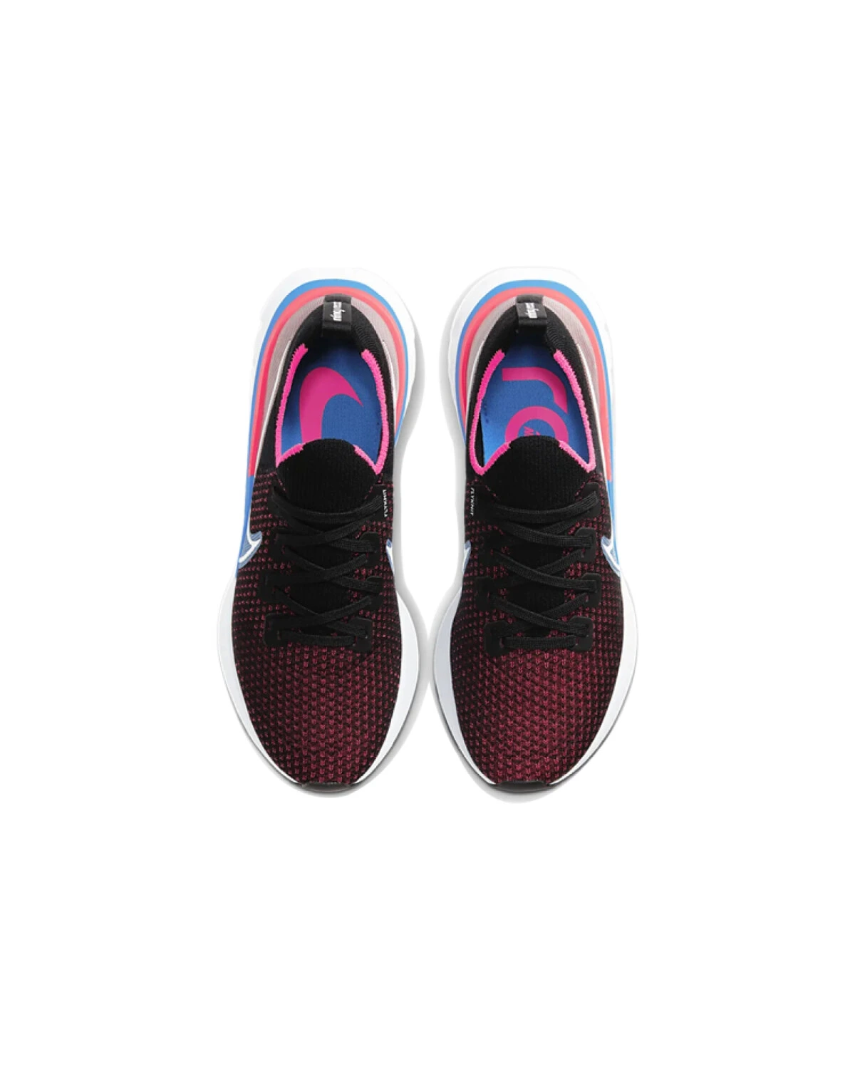 Nike React Infinity Run Flyknit 1 FK unisex кроссовки для бега с амортизацией React черно-красные картинка
