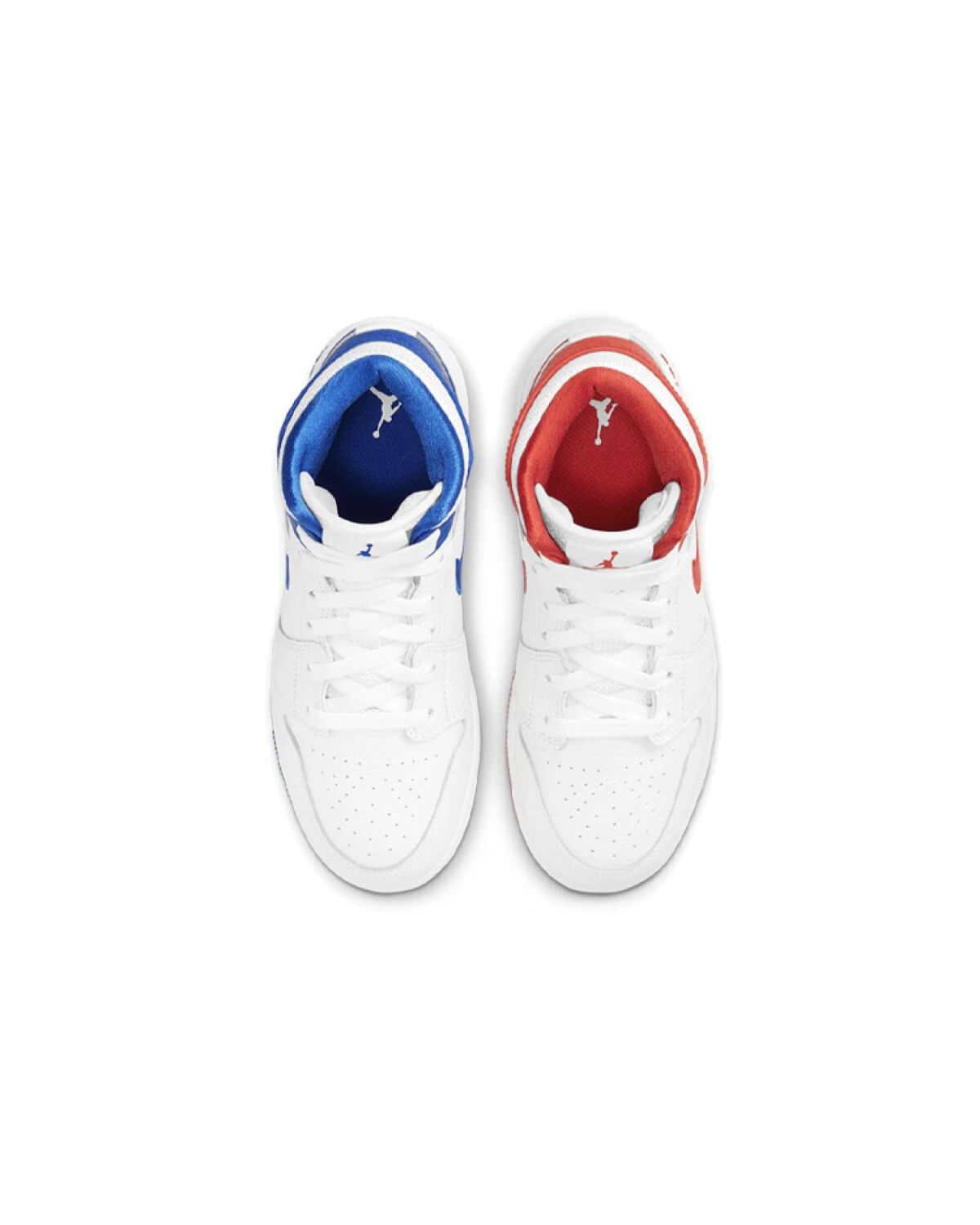 Jordan Air Jordan 1 Mid '85' детские баскетбольные кроссовки бело-красно-синие картинка