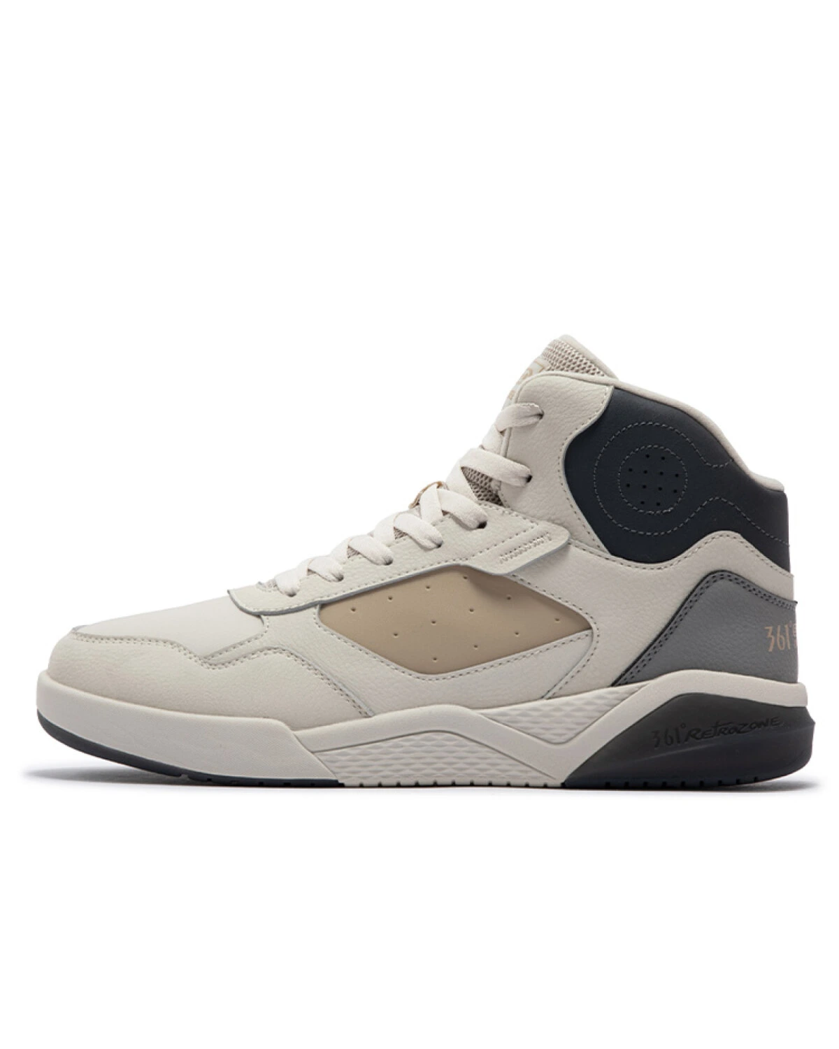 361° мужские зимние кроссовки высокие утепленные бежевые картинка