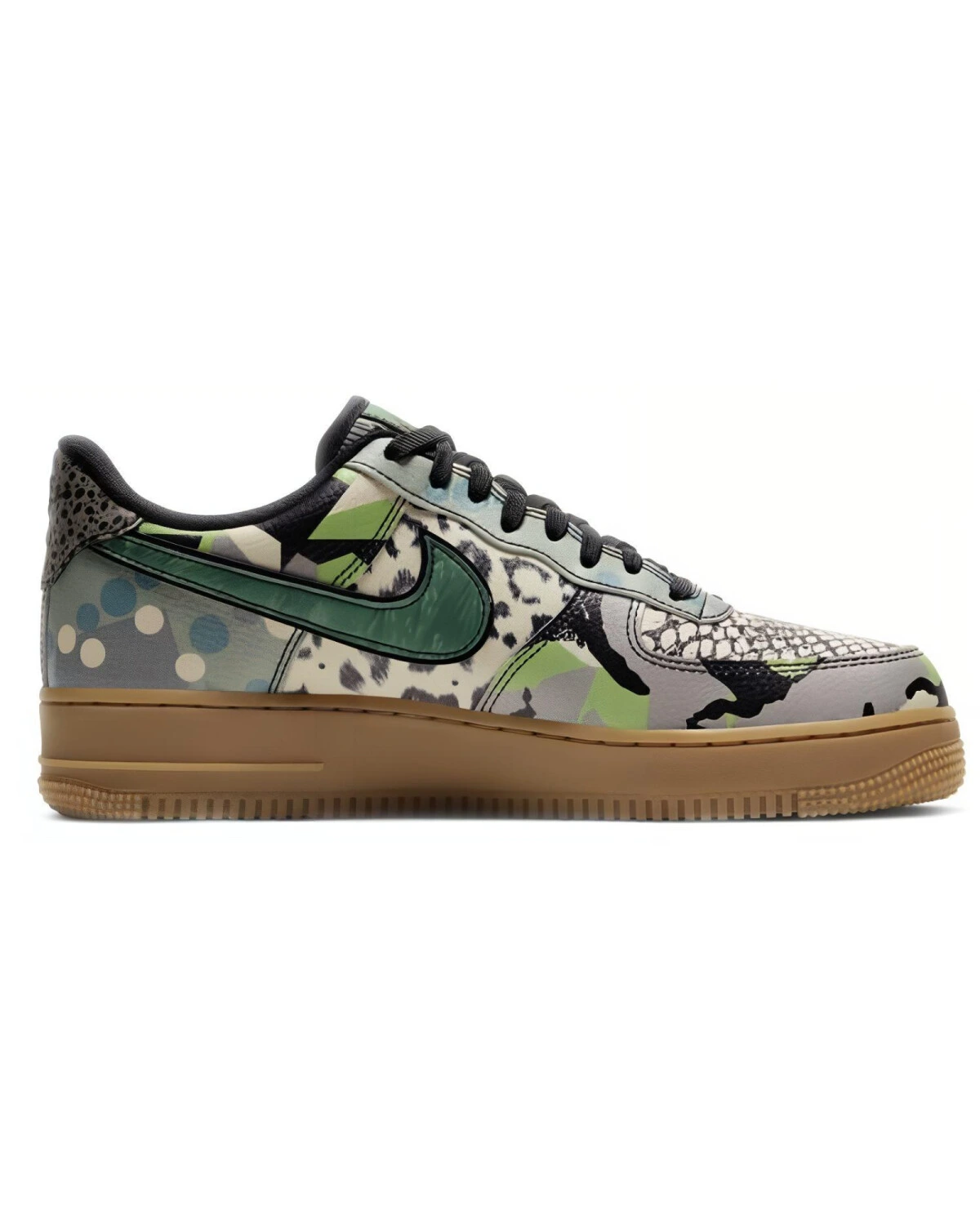 Nike Air Force 1 QS City of Dreams unisex кроссовки зелёные картинка