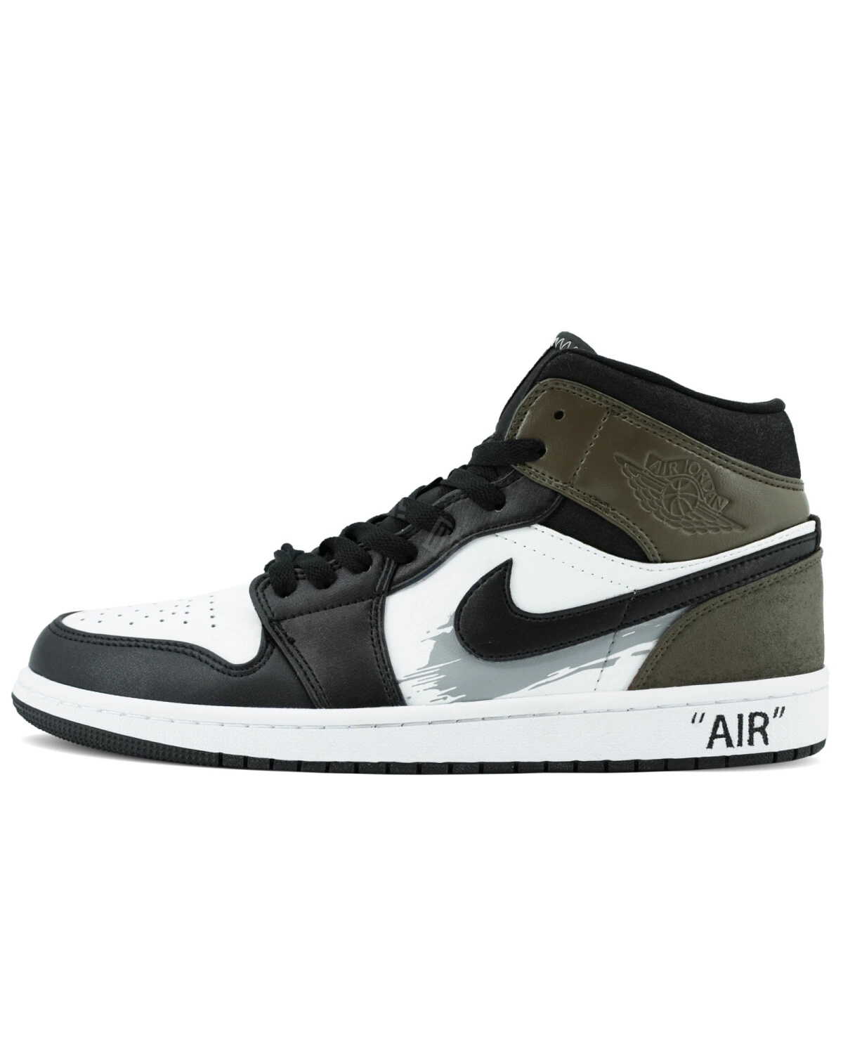 Jordan Air Jordan 1 мужские кроссовки высокие мокка с амортизацией картинка