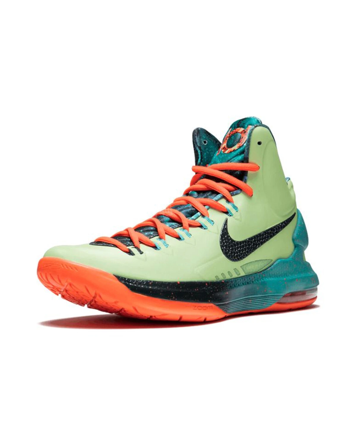 Nike KD 5 All-Star Area 72 мужские кроссовки зелёные анти-скользящие лёгкие картинка