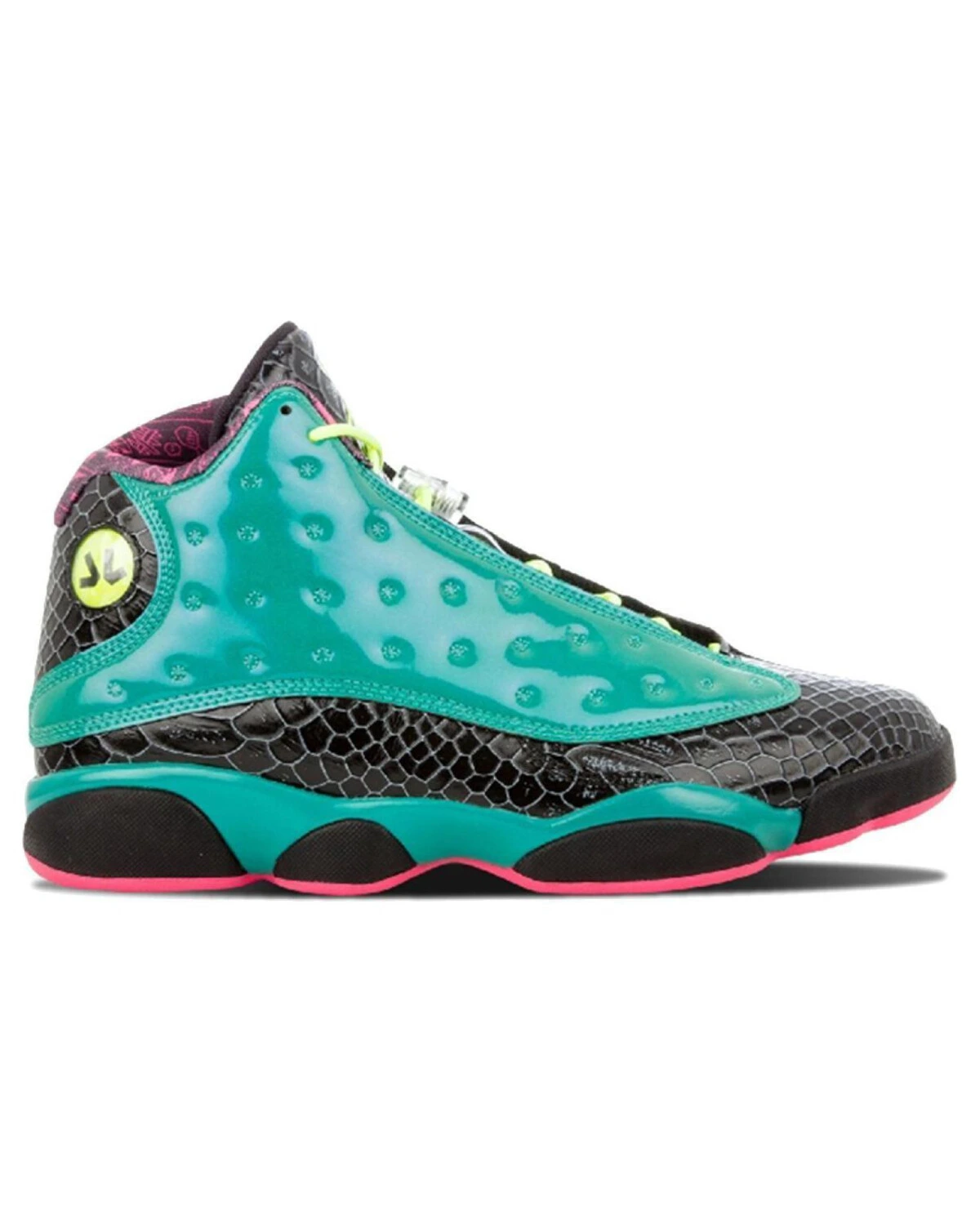 Jordan Air Jordan 13 Retro Doernbecher мужские спортивные кроссовки с амортизацией черно-зеленые картинка