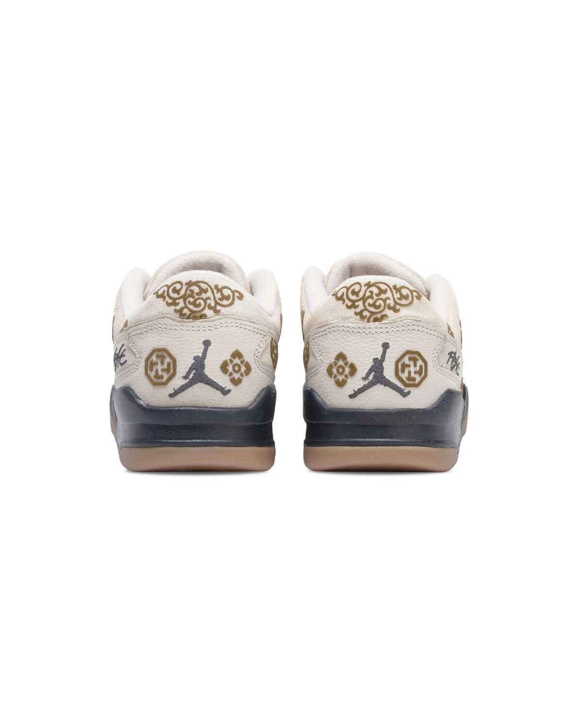 Jordan FLIGHT COURT Mocha Mandala unisex кроссовки вельвет коричневый картинка