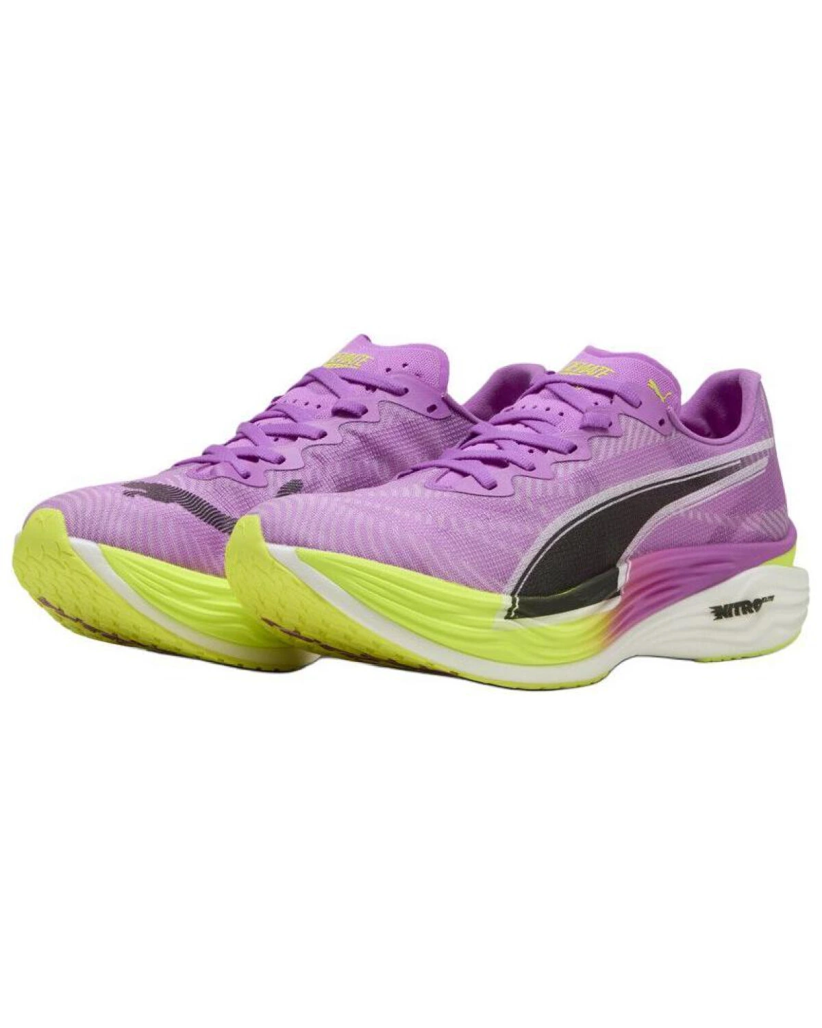 PUMA Deviate NITRO Elite 3 унисекс кроссовки для бега фиолетовые с амортизацией NITRO картинка