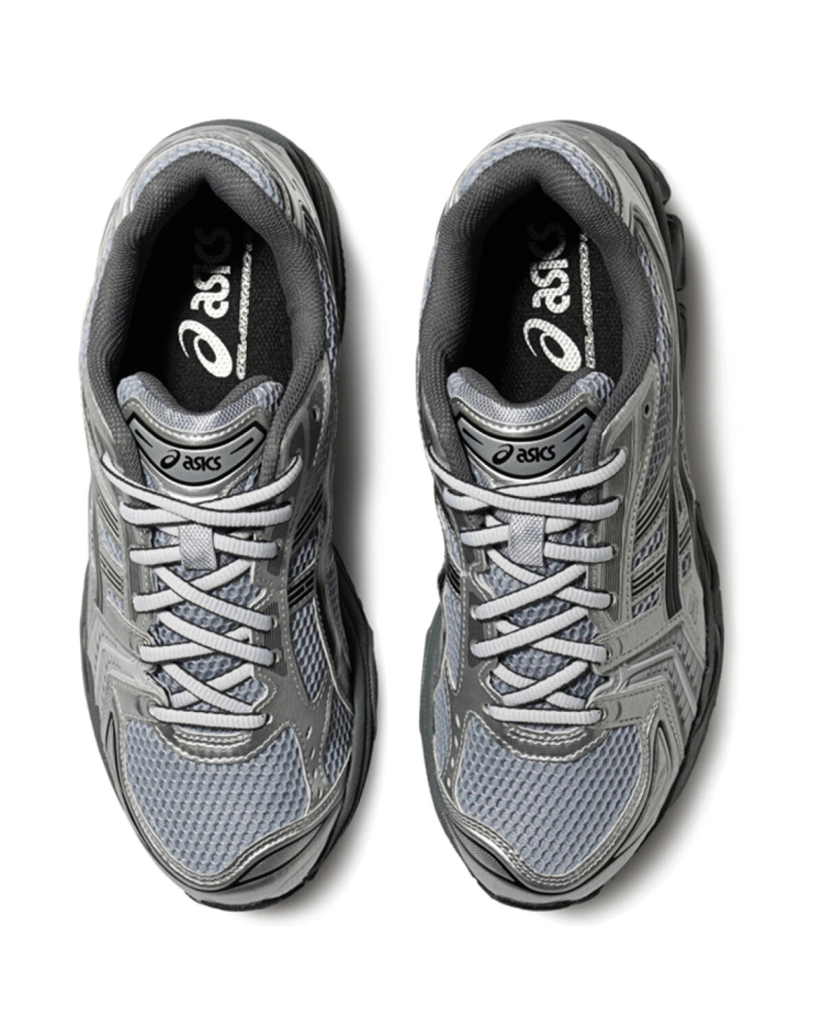 Asics Gel-Kayano 14 унисекс кроссовки серебристо-чёрные картинка