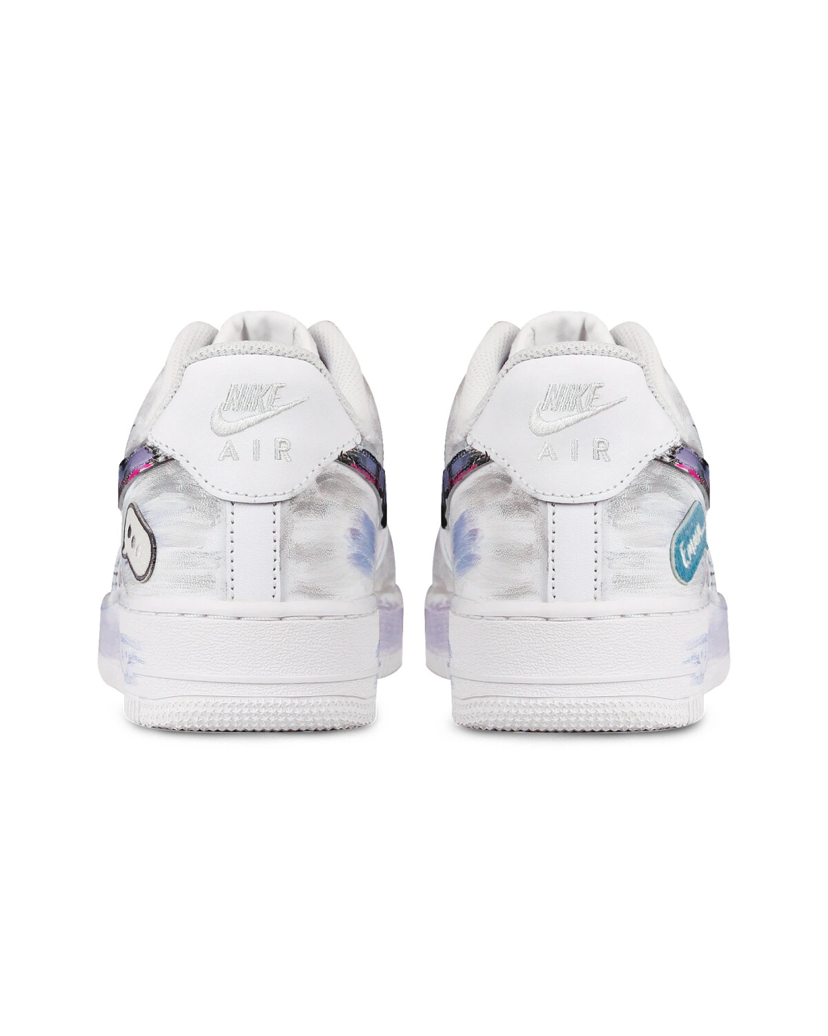 Nike Air Force 1 мужские кроссовки серые с амортизацией и износостойкостью картинка