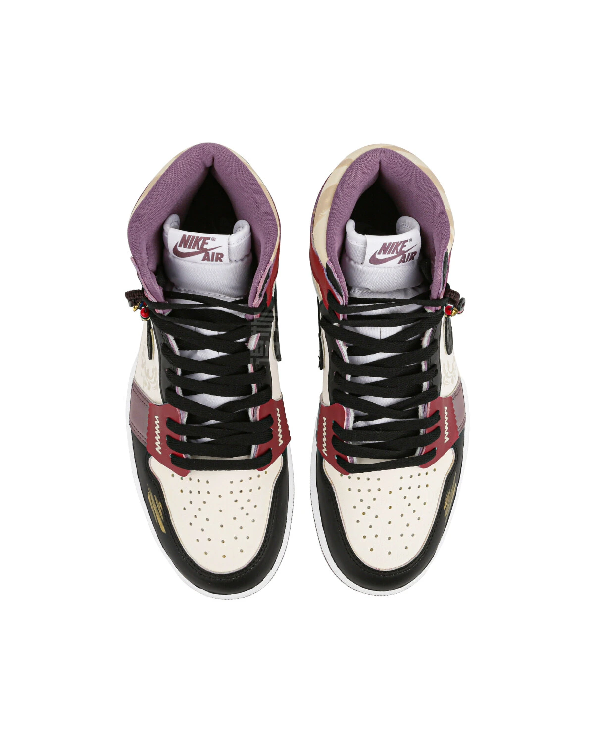 Jordan Air Jordan 1 High OG мужские спортивные кроссовки высокие чёрно-красные картинка