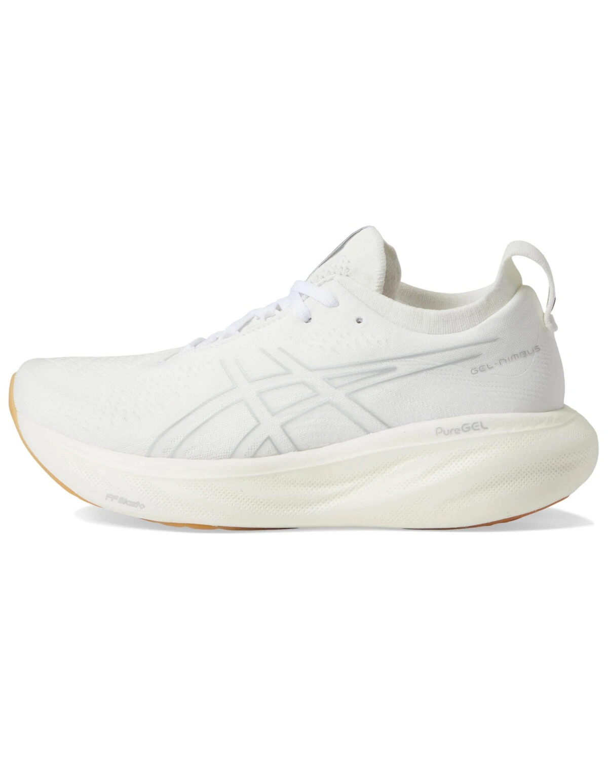Asics GEL-Nimbus 25 женские спортивные кроссовки для бега белые картинка