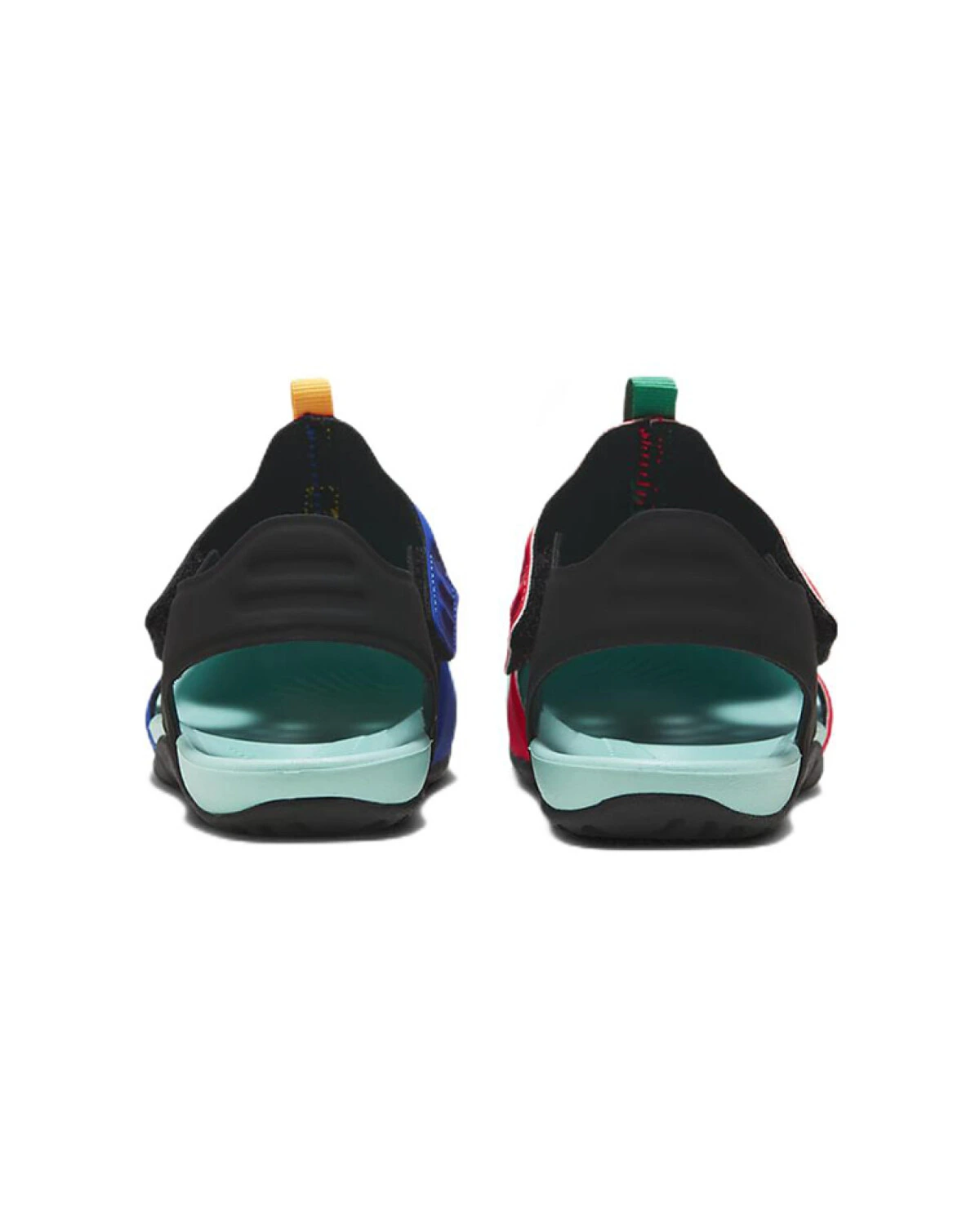 Nike Sunray Protect 2 детские спортивные сандалии красно-синие картинка