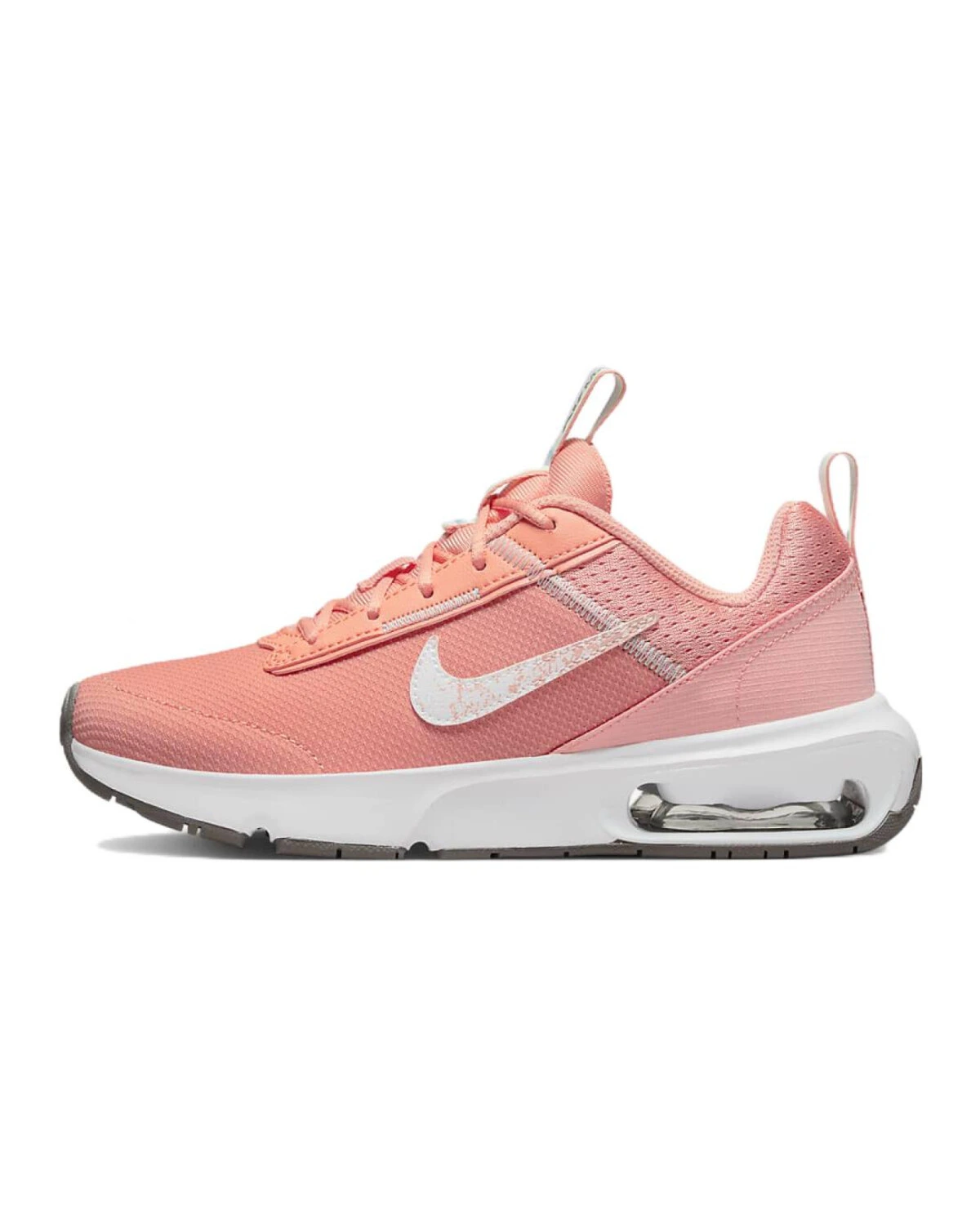 Nike Air Max INTRLK Lite SE детские кроссовки розовые с амортизацией и сетчатой верхней частью картинка