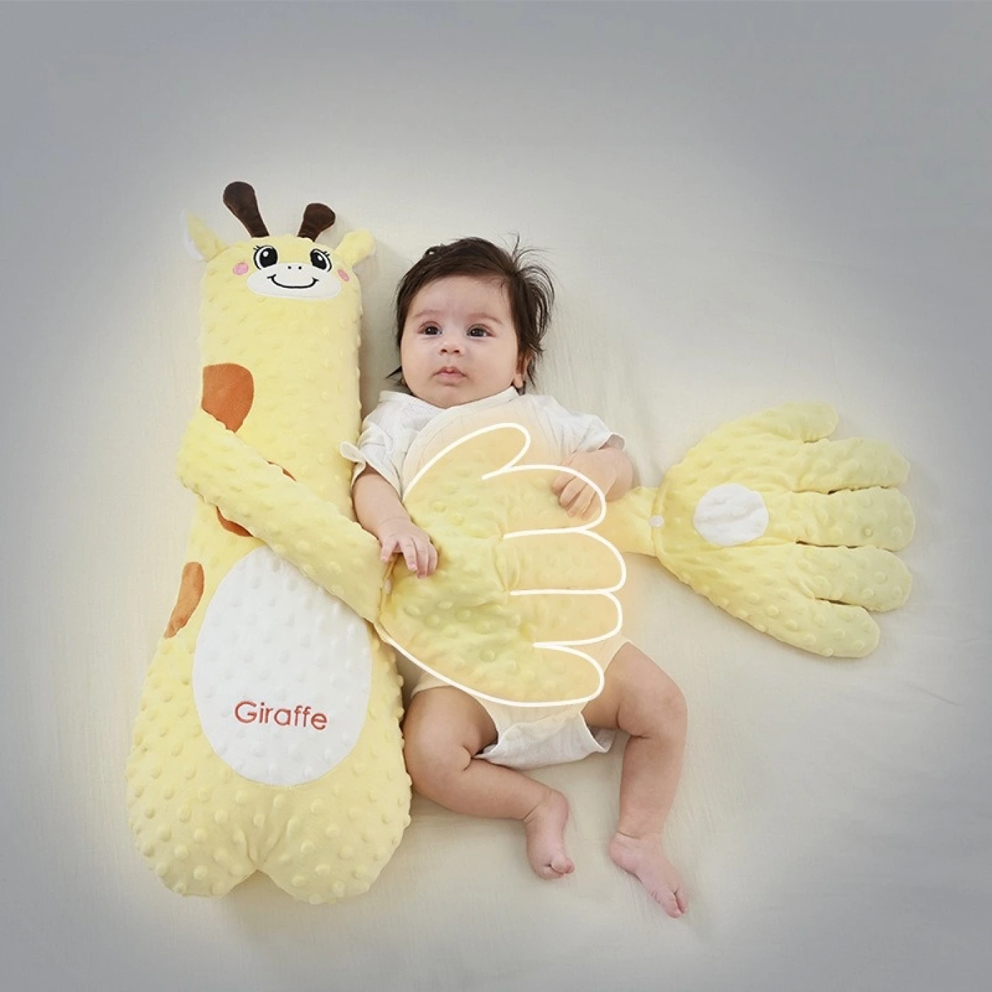 Жираф с успокаивающими ладонями для младенцев картинка