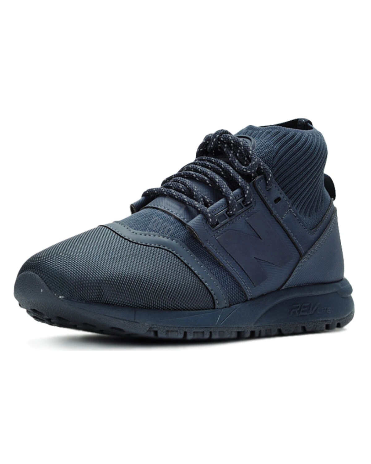 New Balance NB 247 мужские и женские кроссовки высокие синие с амортизацией картинка