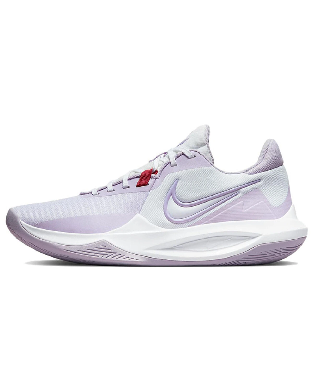 Nike Precision 6 унисекс кроссовки фиолетово-белые антискользящие картинка