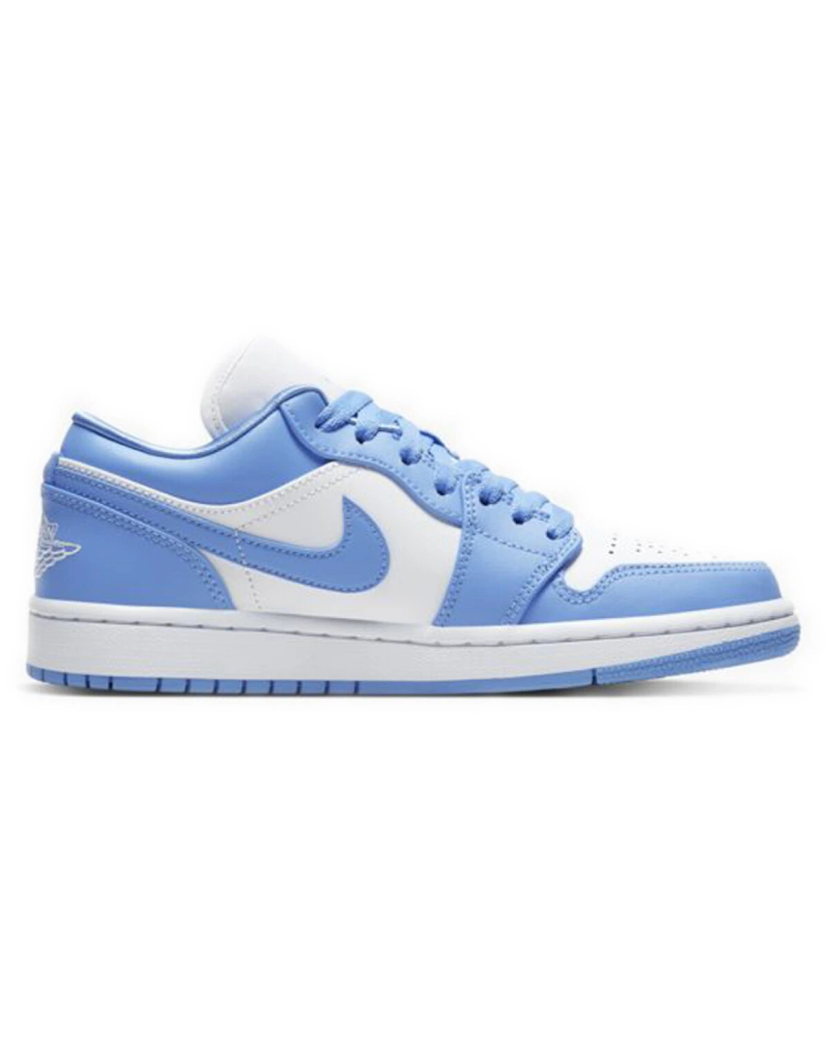 Jordan Air Jordan 1 унисекс кроссовки сине-белые из искусственной кожи картинка