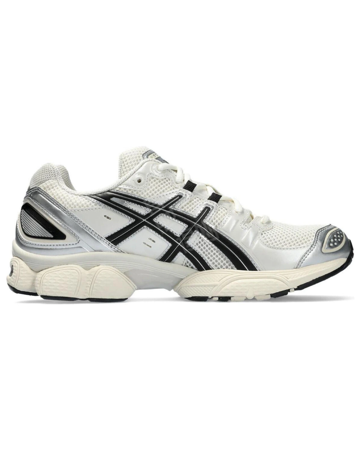 Asics GEL-Nimbus 9 мужские повседневные кроссовки бело-чёрные сетчатые картинка