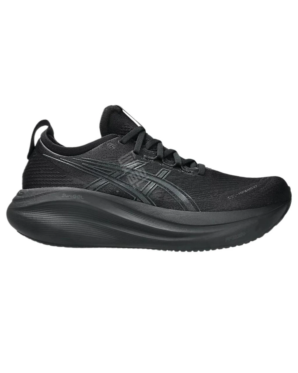 Asics GEL-NIMBUS 27 мужские кроссовки для бега черные с амортизацией и воздухопроницаемостью картинка