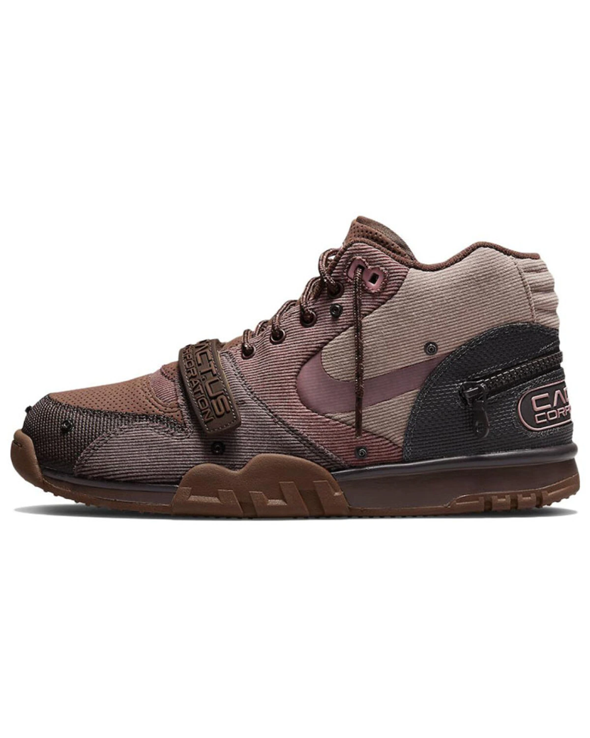 Nike Air Trainer 1 кроссовки коричневые высокие картинка