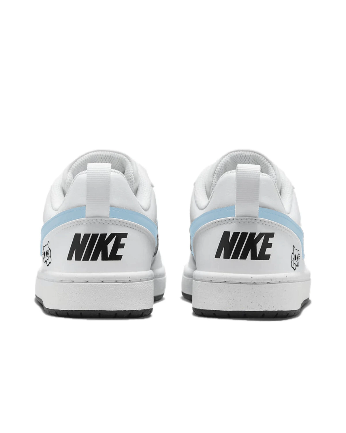 Nike Court Borough детские кеды светло-голубые синтетические картинка