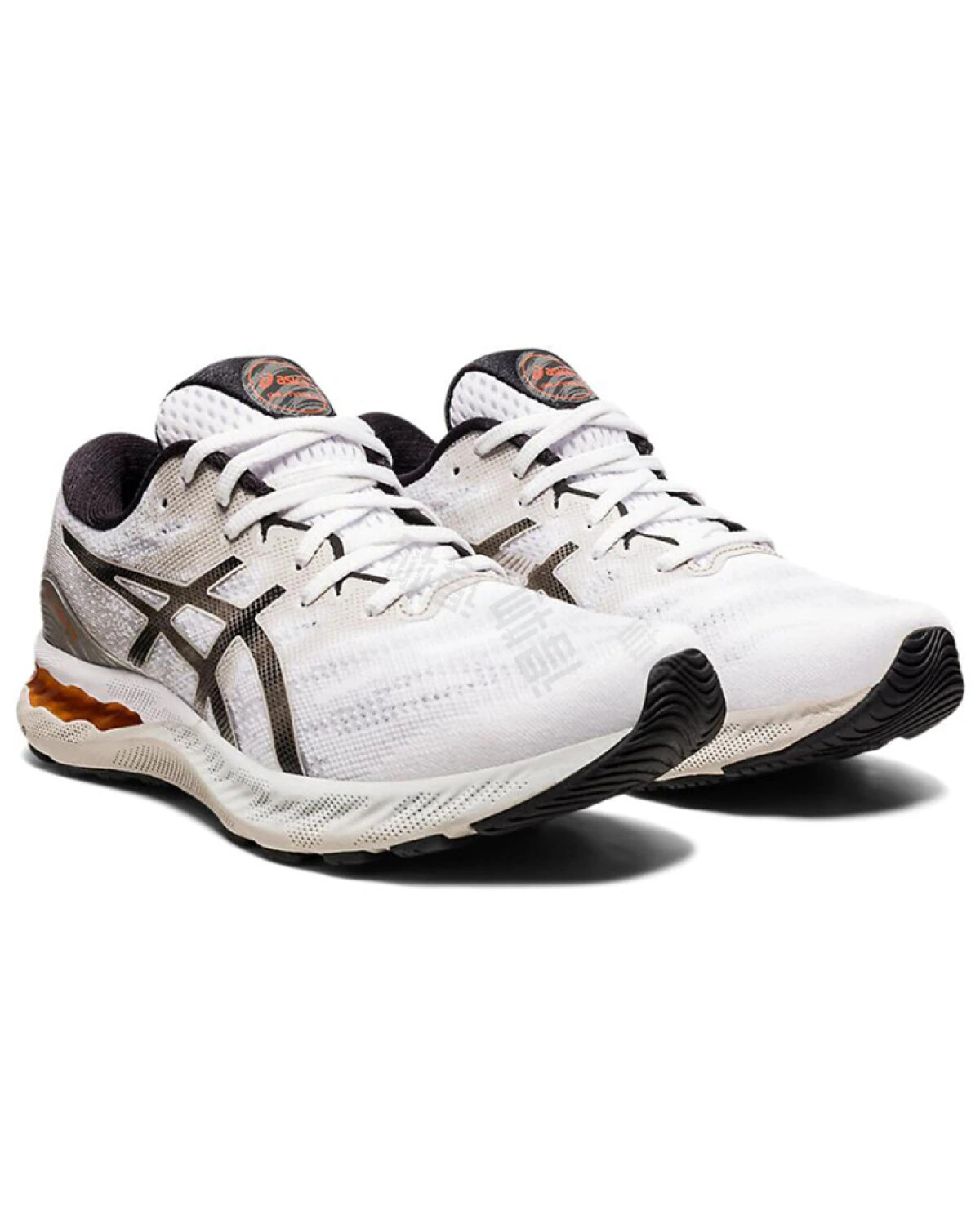 Asics GEL-Nimbus 23 мужские спортивные кроссовки стабильные бело-серые картинка