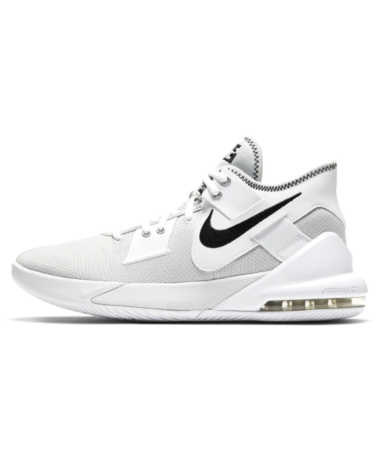 Nike Air Max Impact 2 мужские кроссовки бело-серо-черные картинка