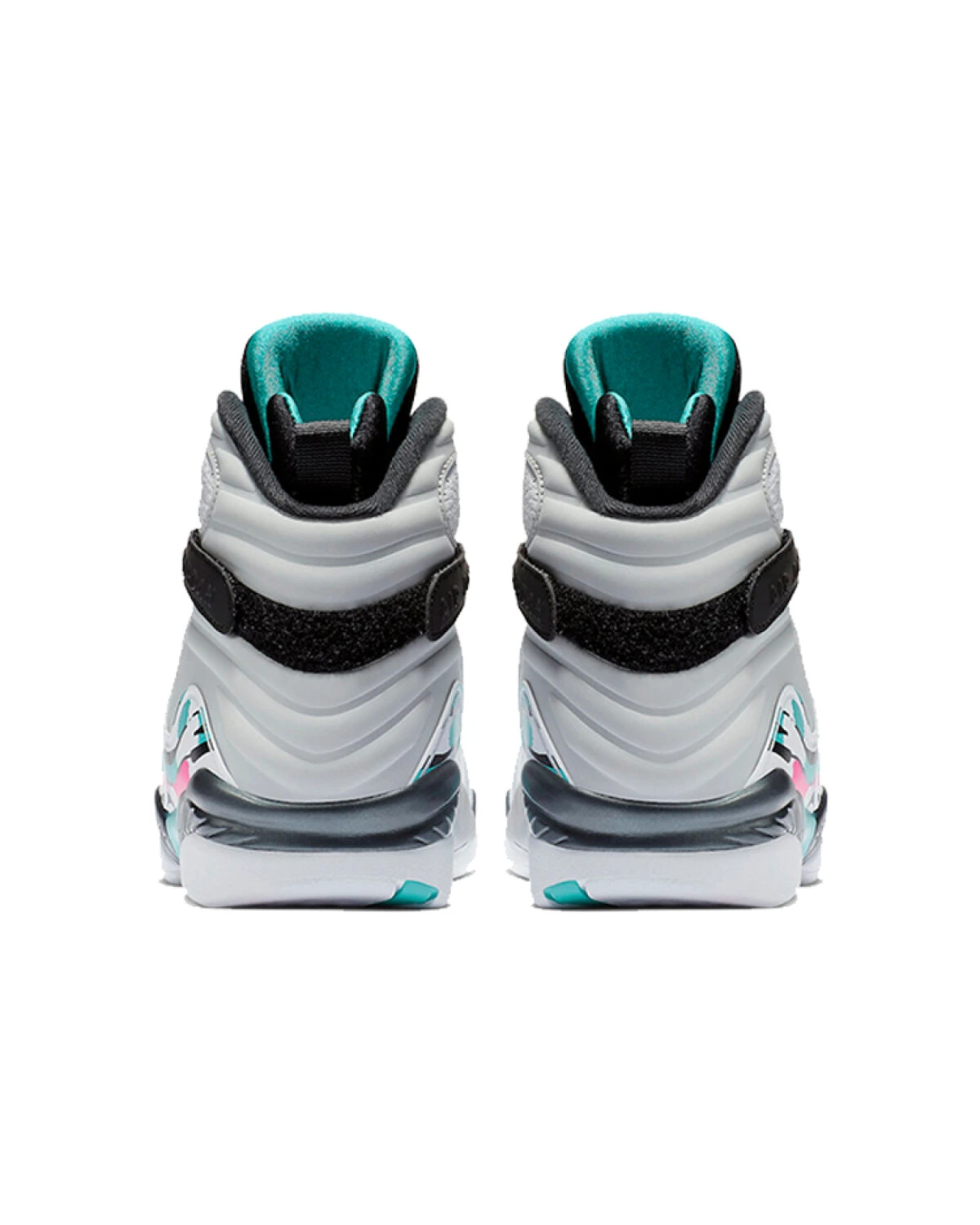 Jordan Air Jordan 8 мужские кроссовки высокие серые с синим картинка
