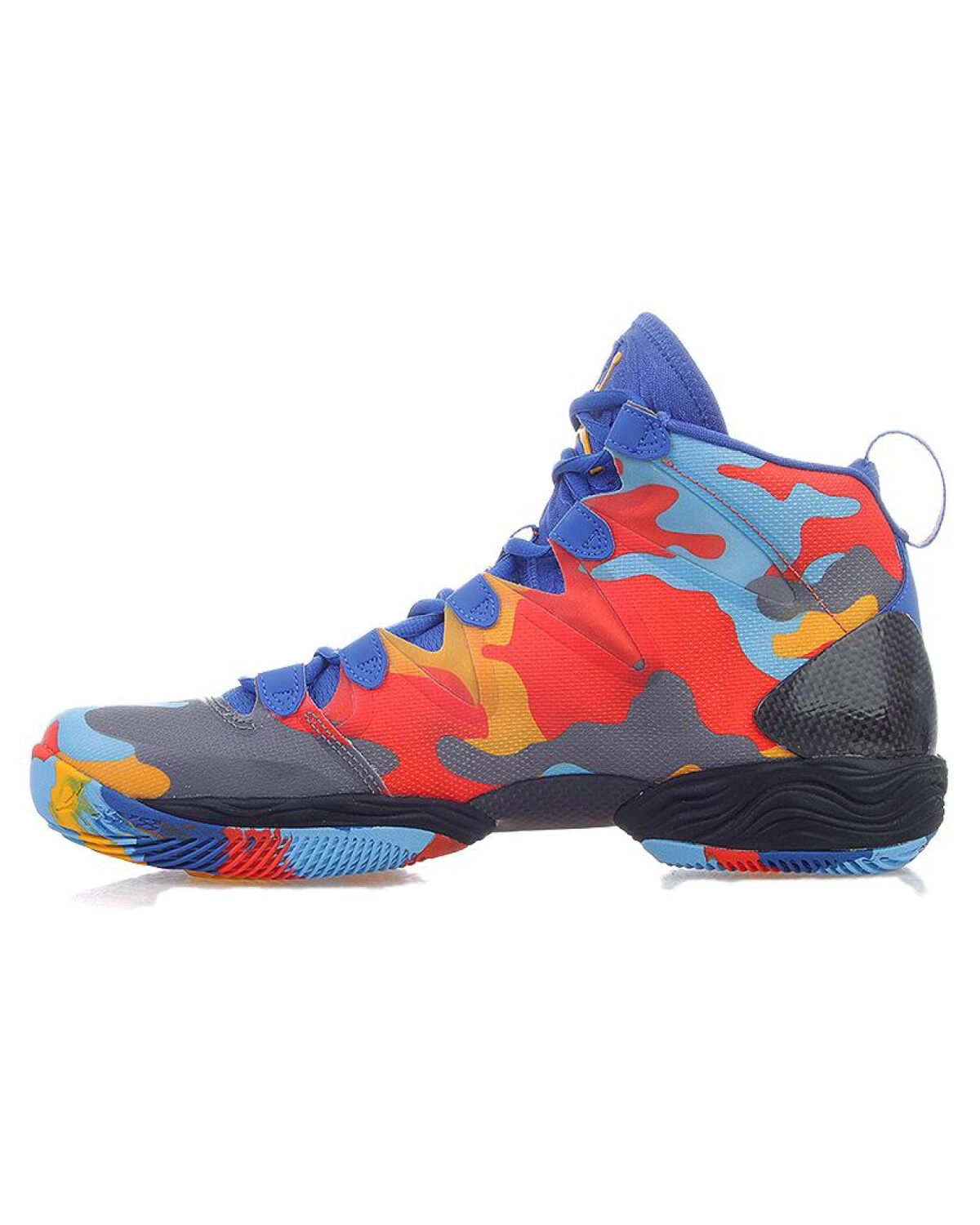 Jordan Air Jordan 28 SE OKC Camo мужские баскетбольные кроссовки высокие синие картинка