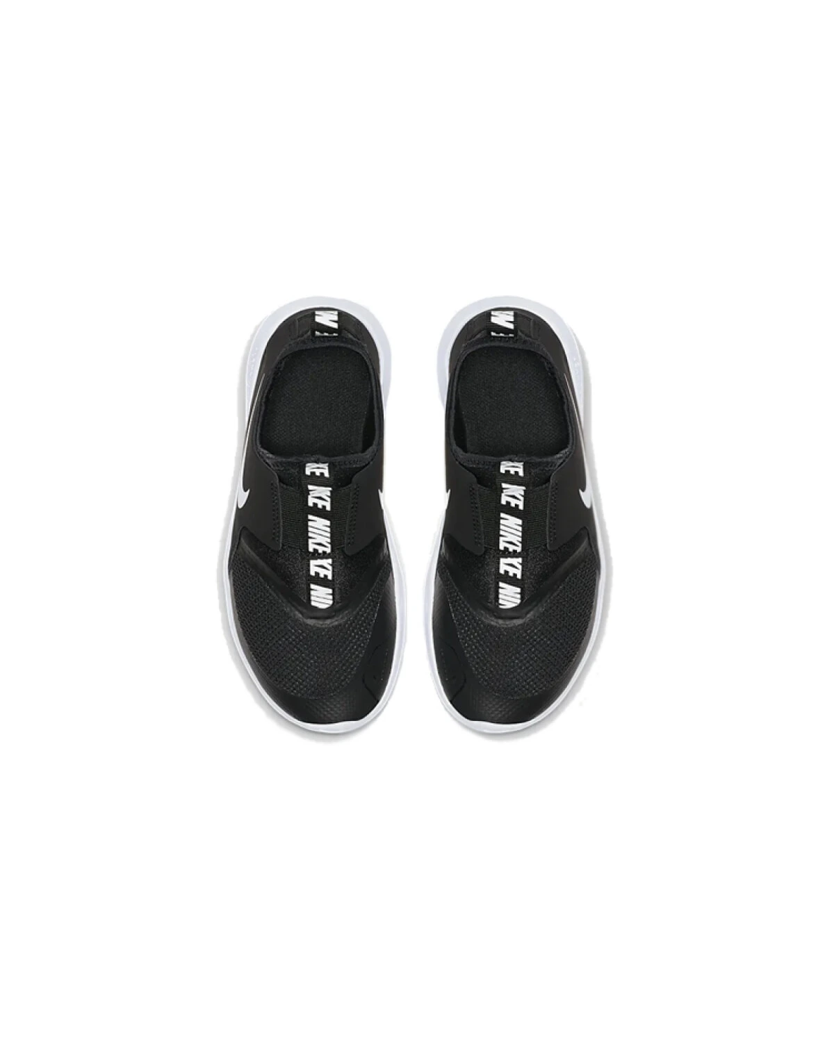 Nike Flex Runner детские спортивные кроссовки для бега черные картинка