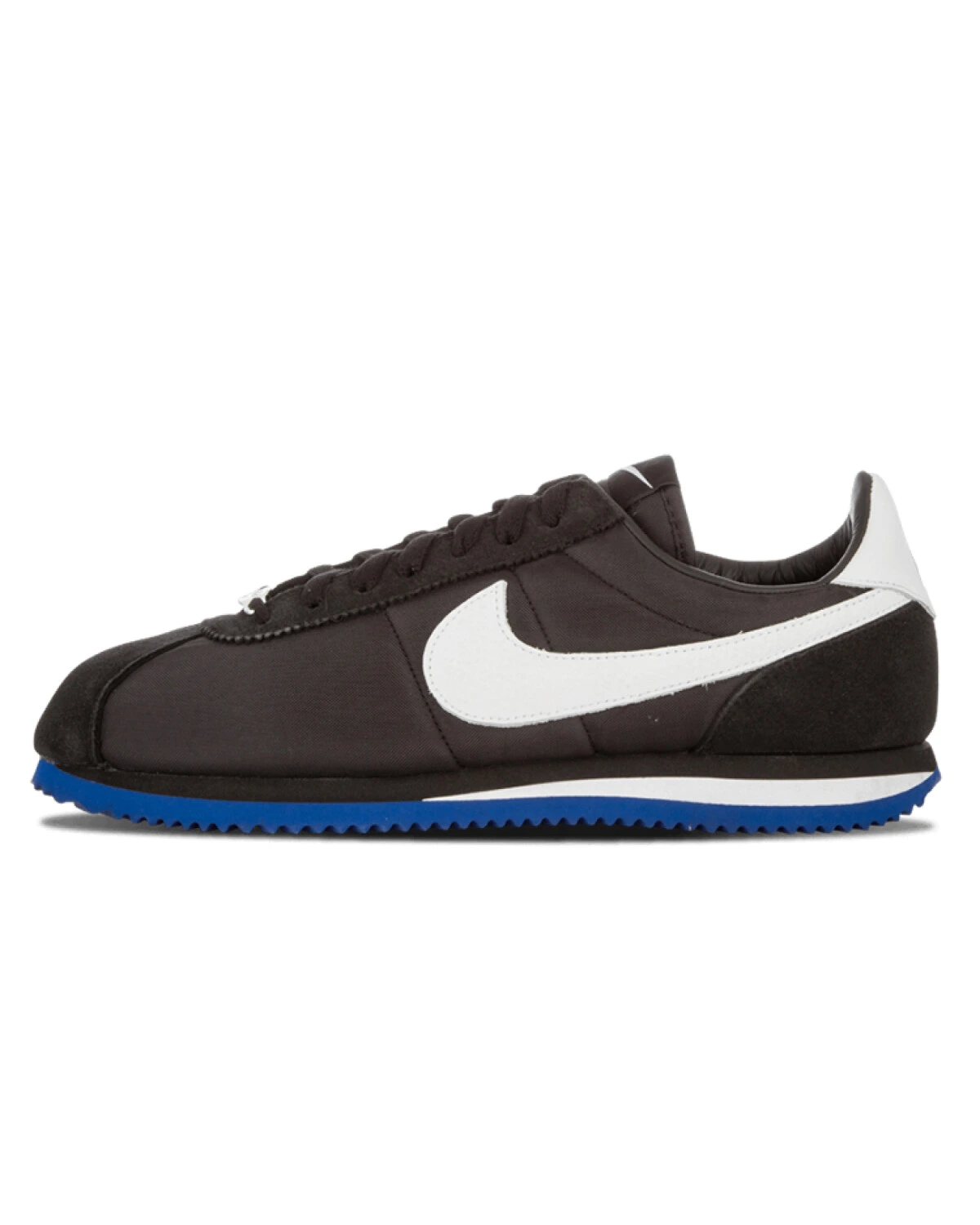 Nike Cortez мужские кроссовки черно-белые с синим картинка