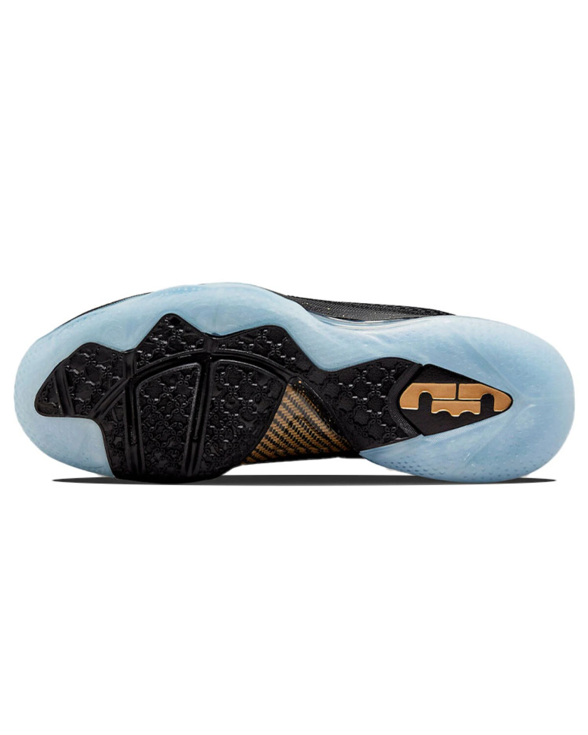 Nike Lebron 9 "King" мужские баскетбольные кроссовки черно-золотые с амортизацией картинка
