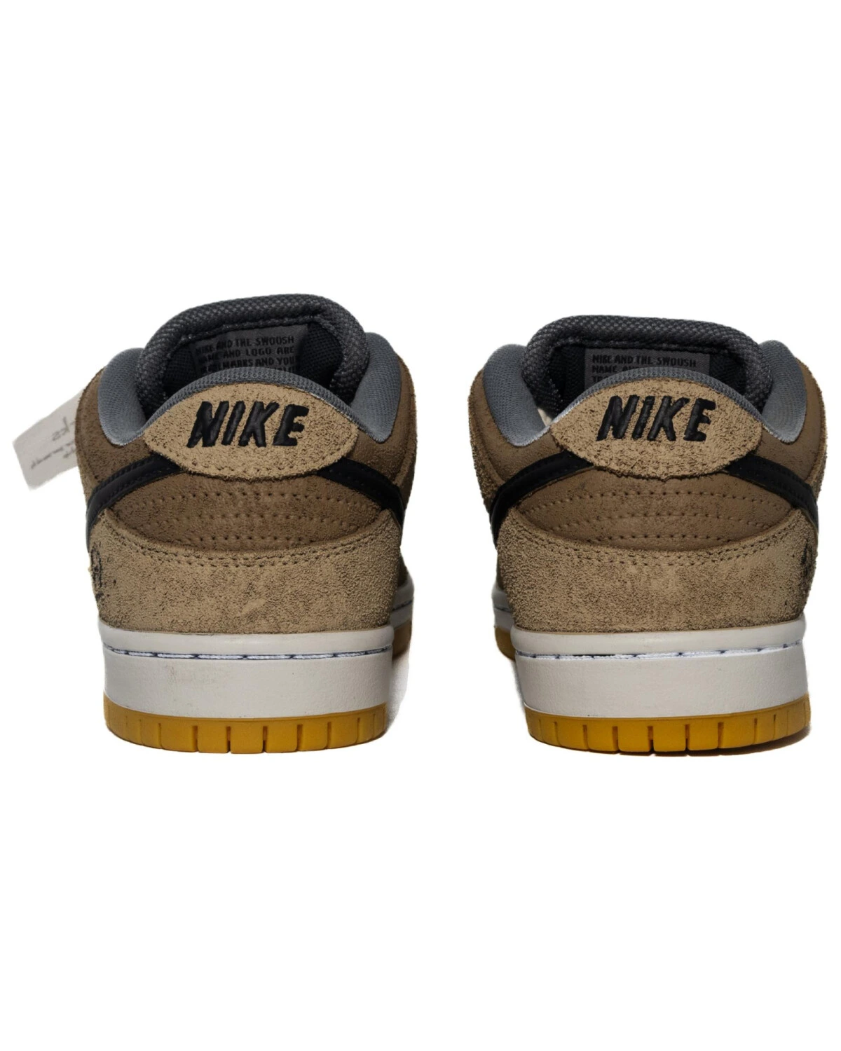 Nike Dunk SB мужские и женские кеды из нубука с принтом кофейного цвета картинка