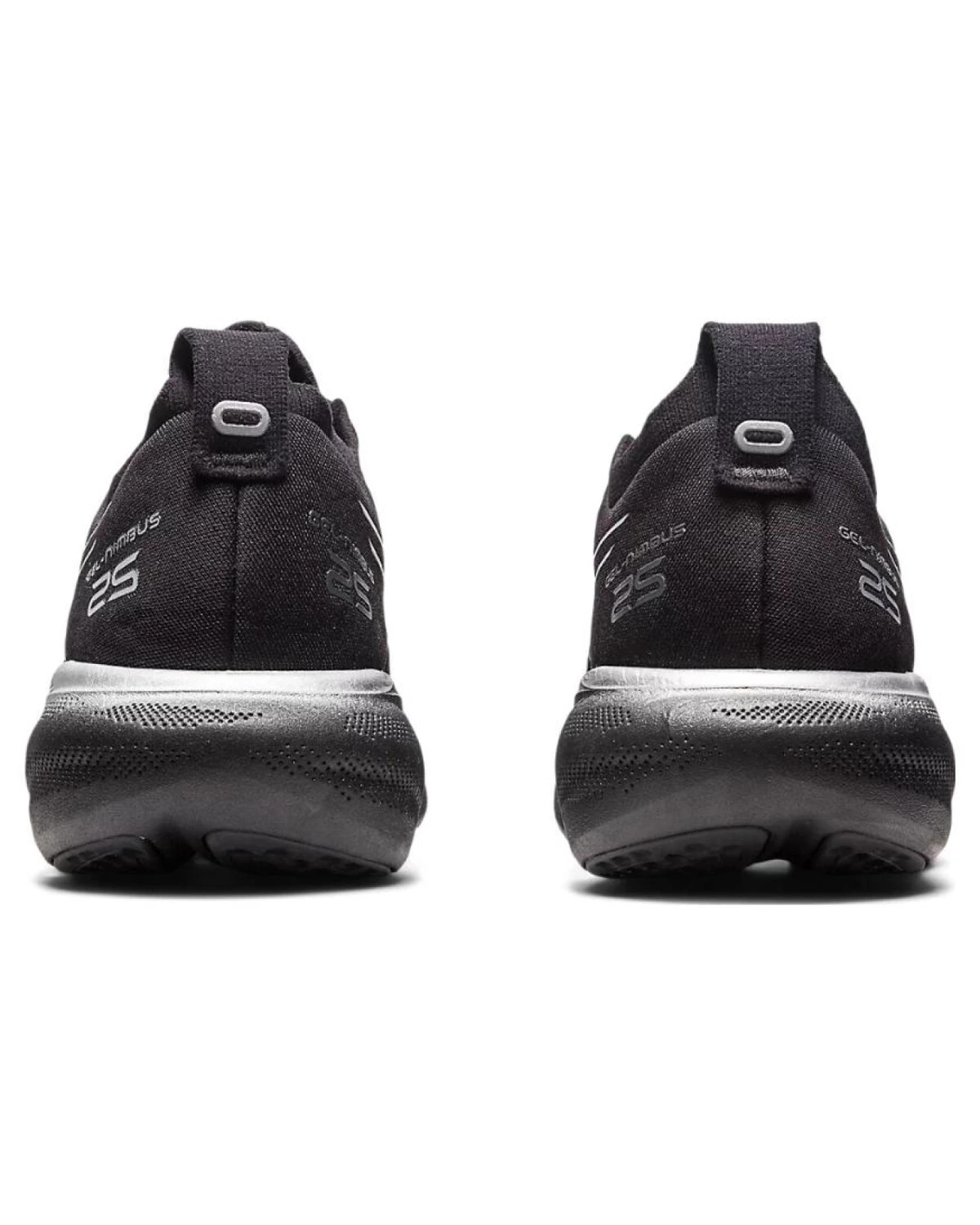 Asics GEL-Nimbus 25 женские спортивные кроссовки черно-синие с амортизацией картинка