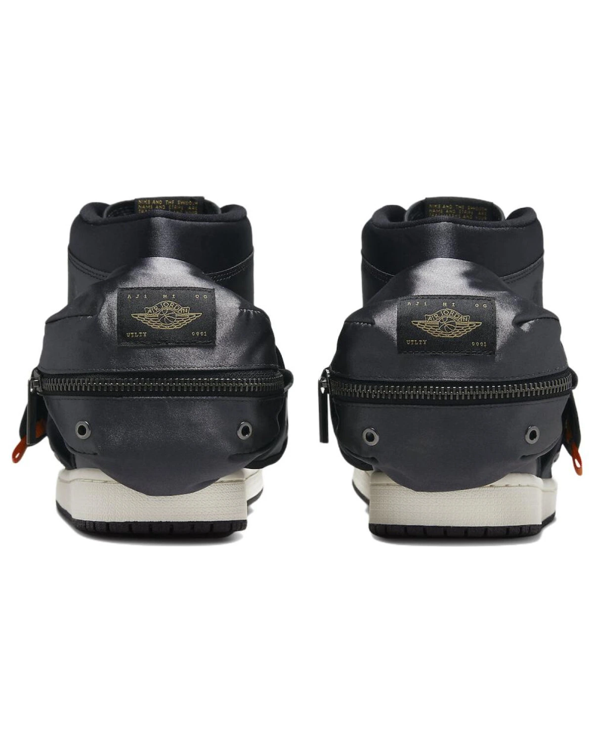 Jordan Air Jordan 1 Utility SP "Stash" унисекс кроссовки высокие чёрно-серые картинка