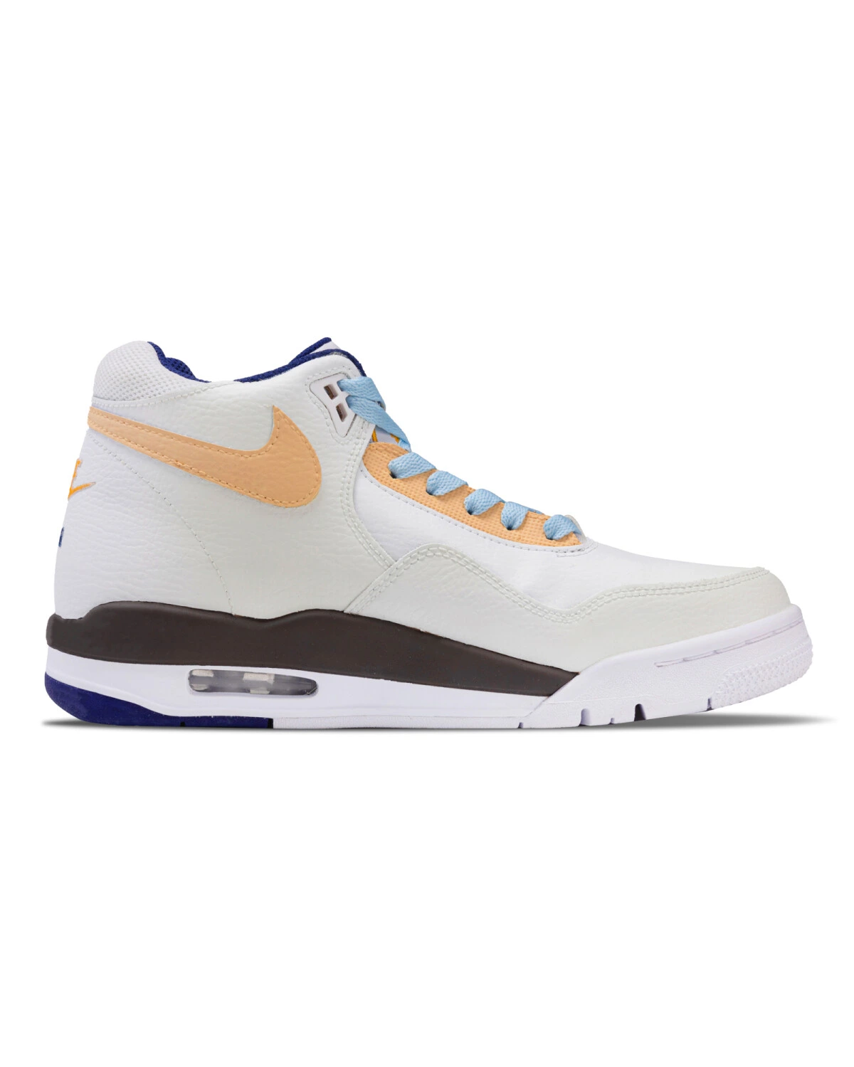 Nike Flight Legacy мужские кроссовки ретро бело-оранжевые картинка