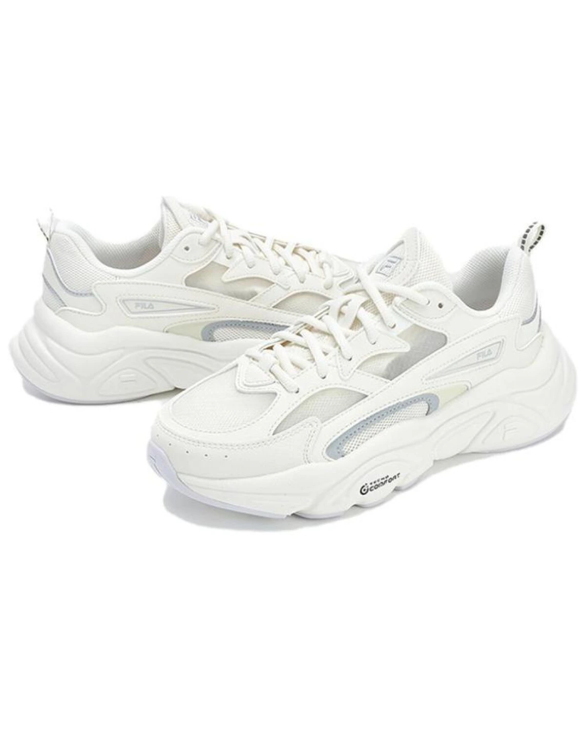 FILA Mars 1 женские повседневные кроссовки кожаные бело-серые картинка