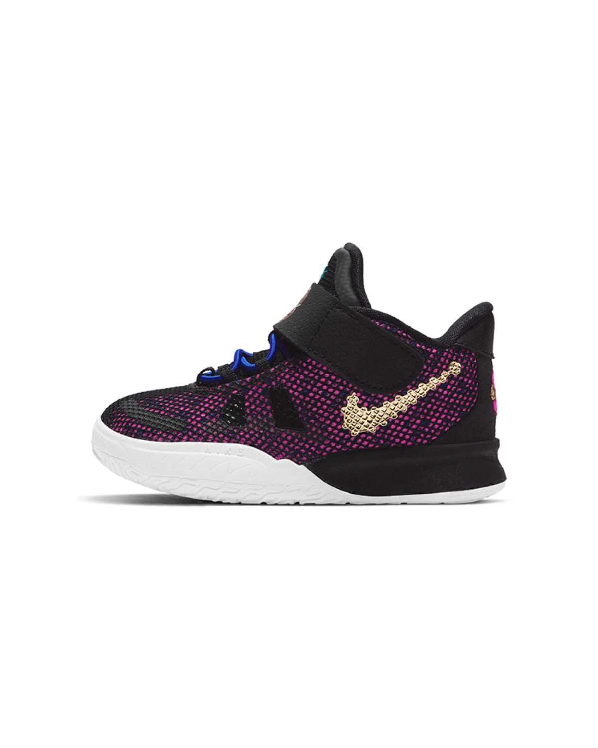 Nike Kyrie 7 CNY детские кроссовки черно-фиолетово-золотые картинка