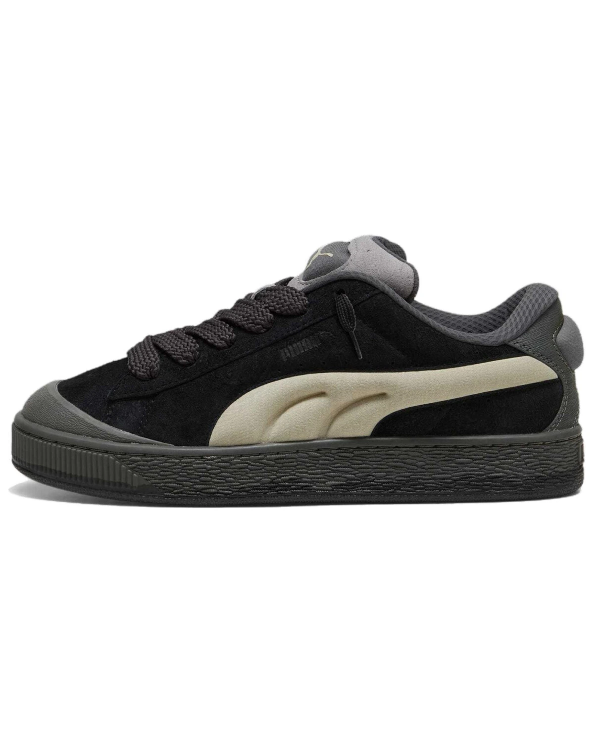 PUMA Suede XL unisex кроссовки из натуральной кожи черные картинка