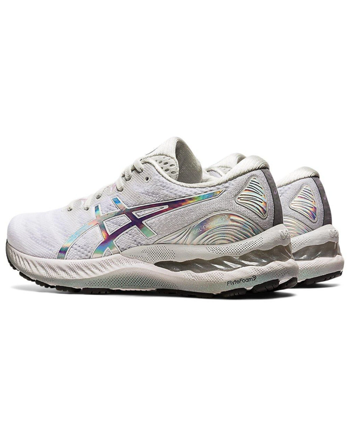 Asics GEL-Nimbus 23 Platinum женские кроссовки для бега серые картинка